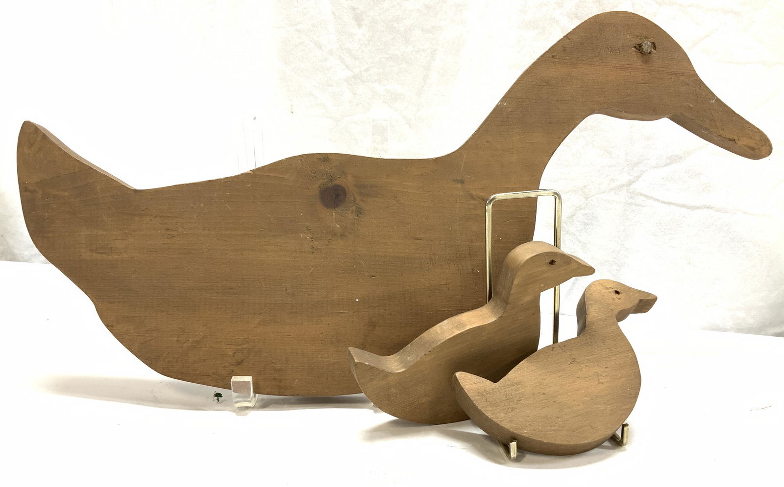 Set 3 Folk Art Wood Ducks (1 of 6)