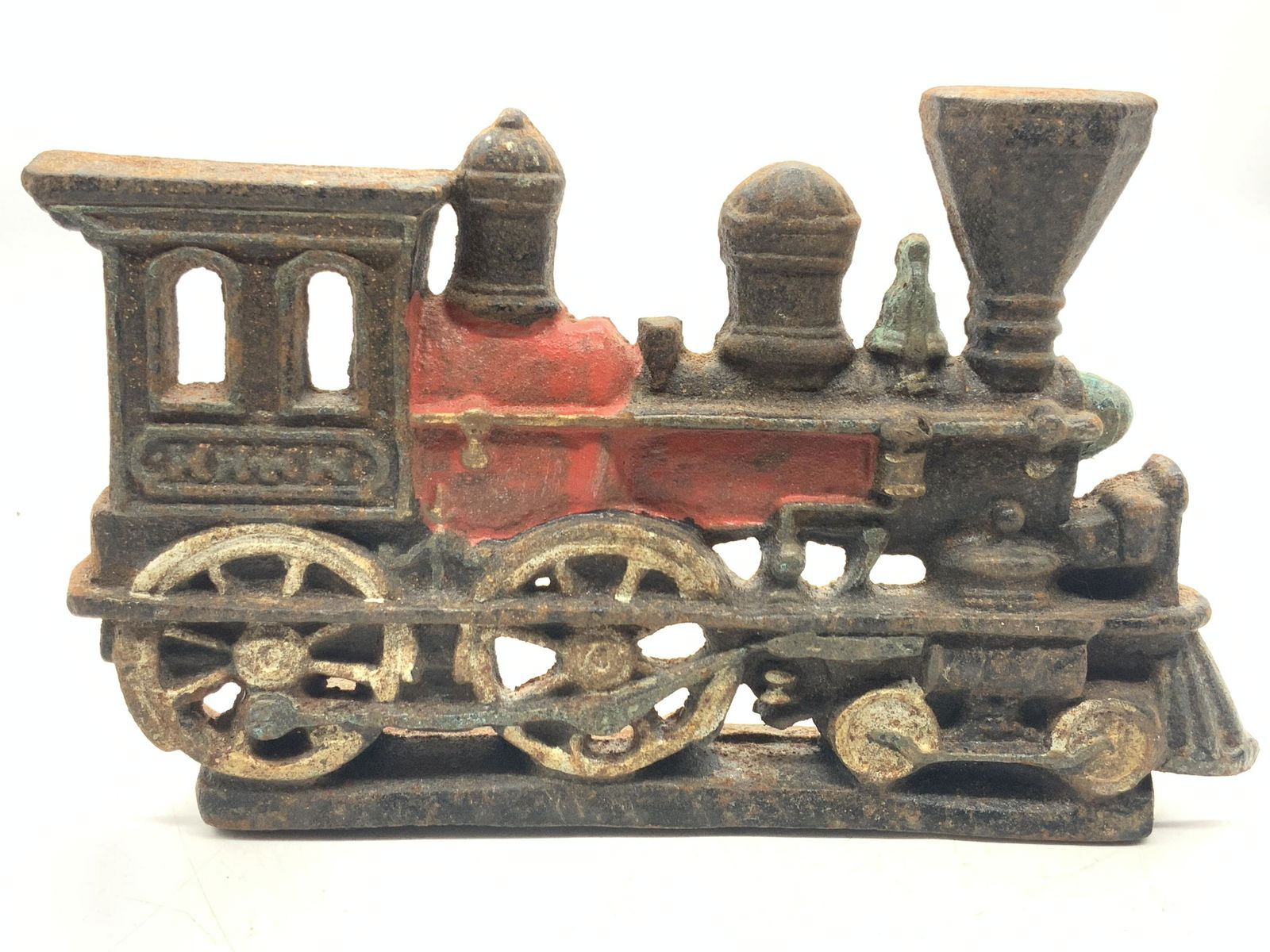 Antique Painted Iron Train Door Stop (1 of 9)