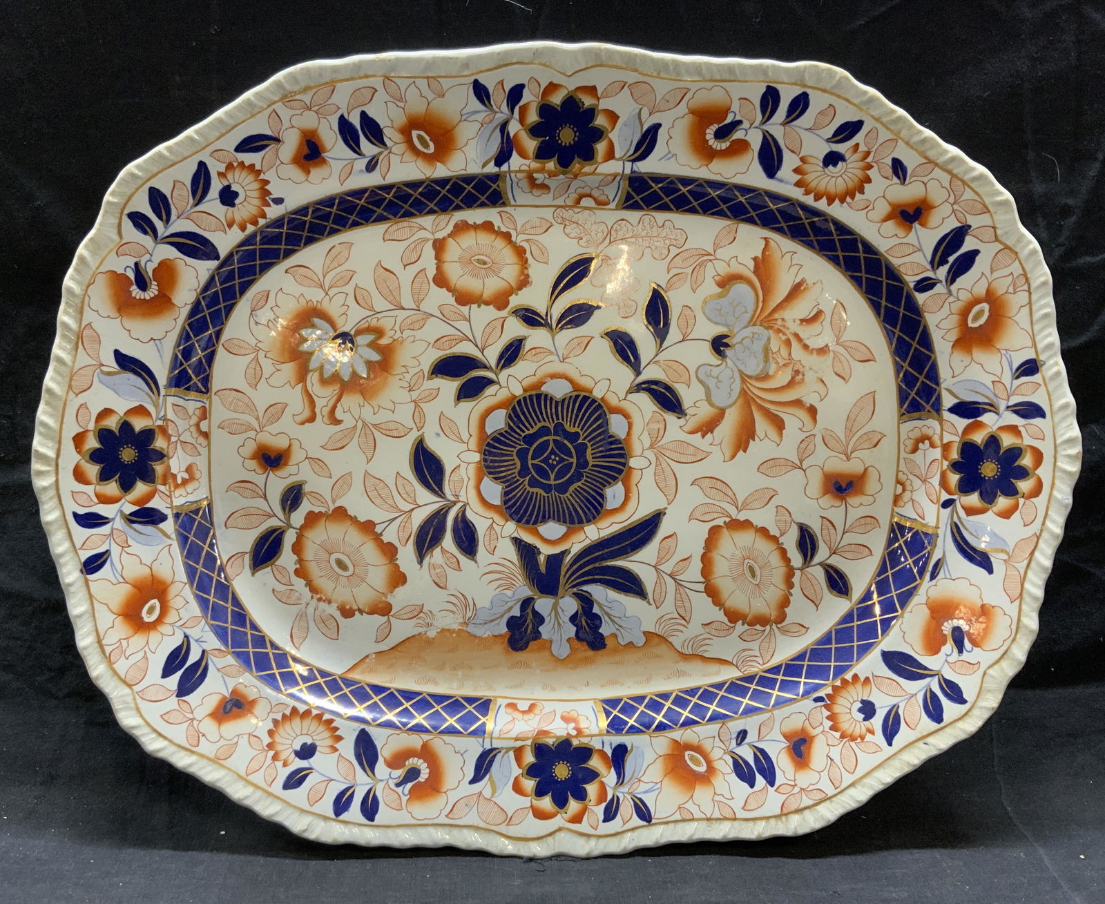 HICKS & MEIGH Imari Ironstone Platter England (1 of 8)