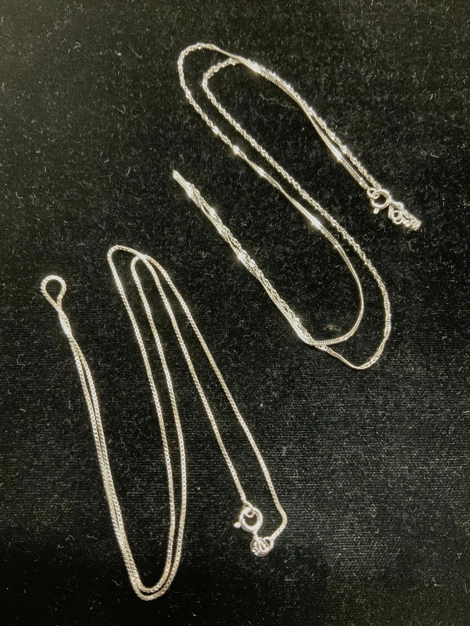 Pr 10K Gold, Sterling Silver Chain Necklaces ITAlY (1 of 6)