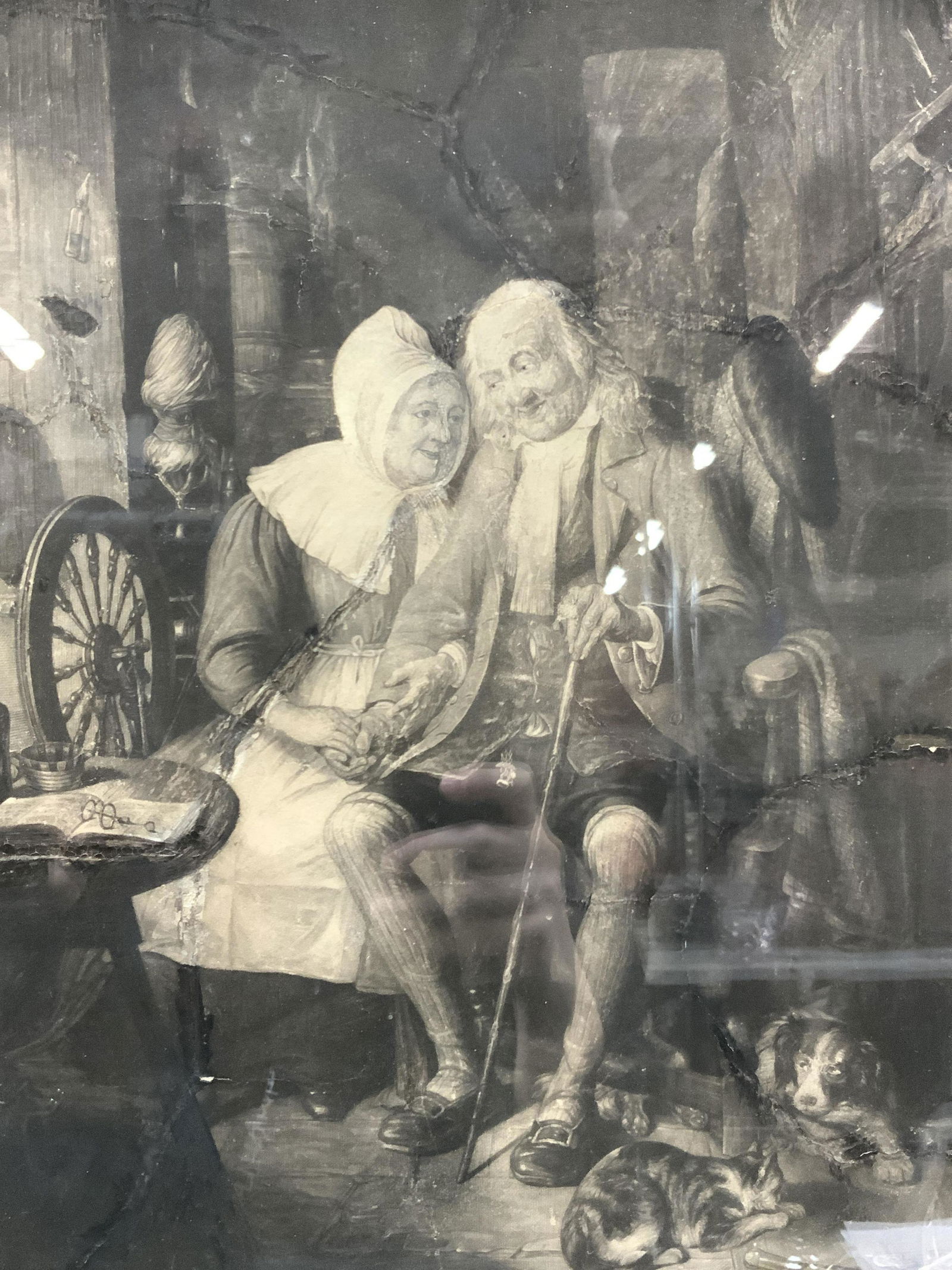 JOHN ANDERSON MY JO. Black & White Engraving (1 of 12)