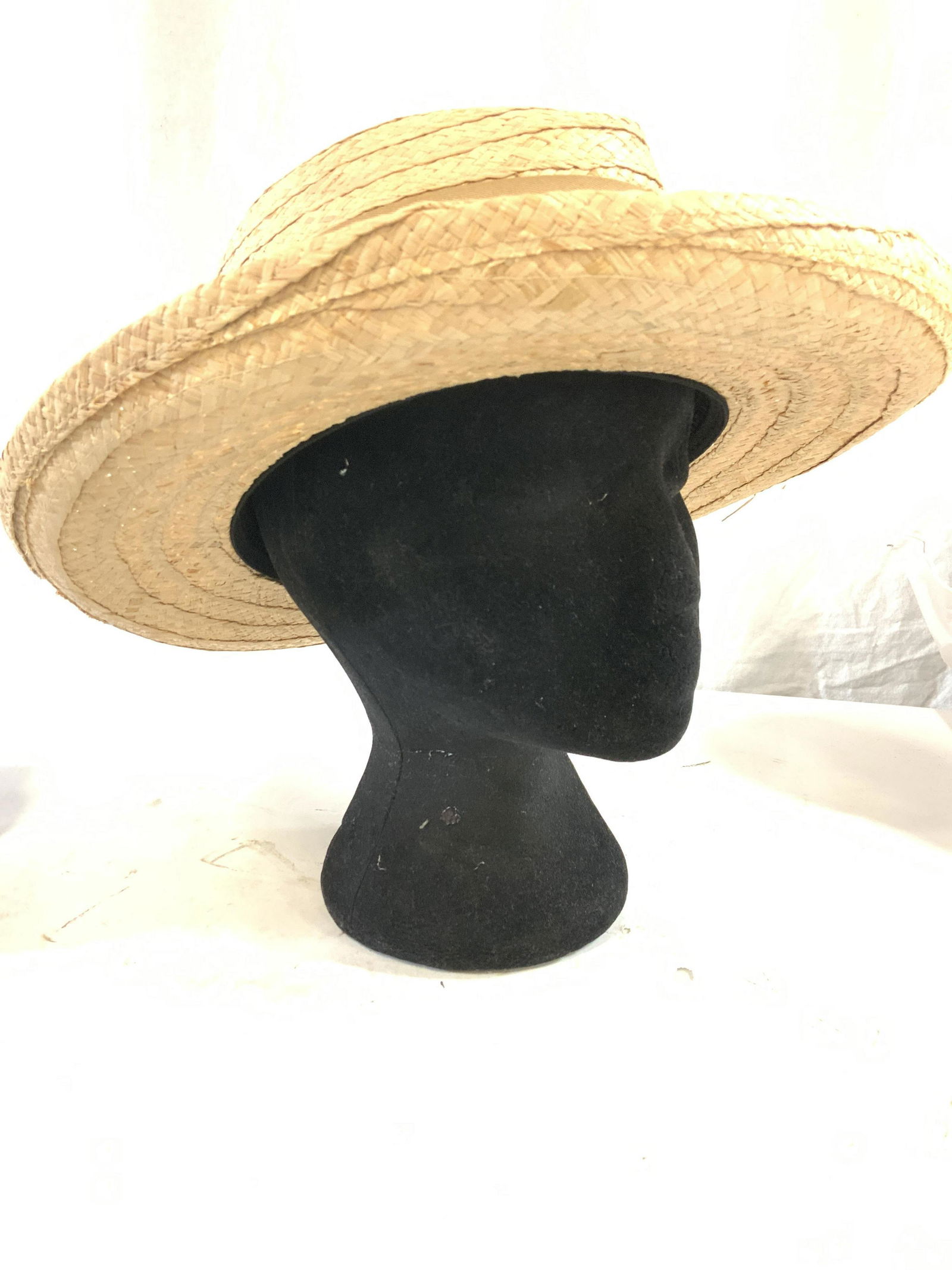 LONDON FOG STRAW HAT W BOW (1 of 5)