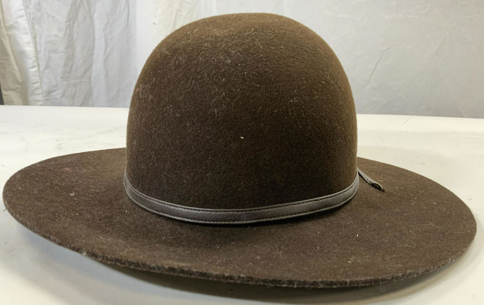 TALBOTS Wool Floppy Hat Brown USA (1 of 8)