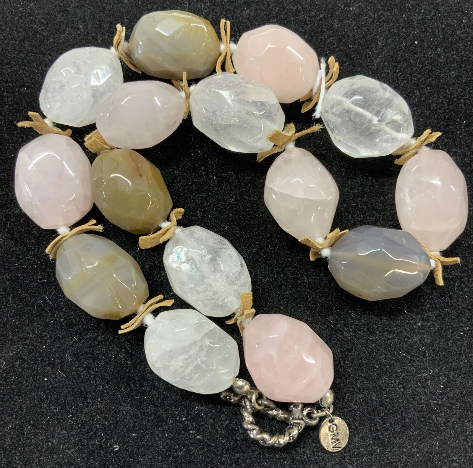 GMV Multi Quartz Chunky Choker Necklace (1 of 6)