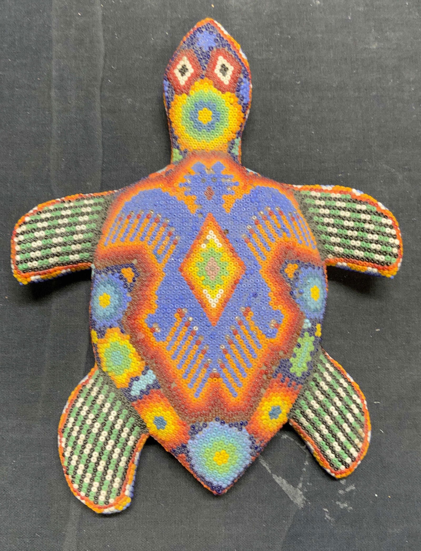 Signed Mexican Folk Art Turtle Figural (1 of 6)