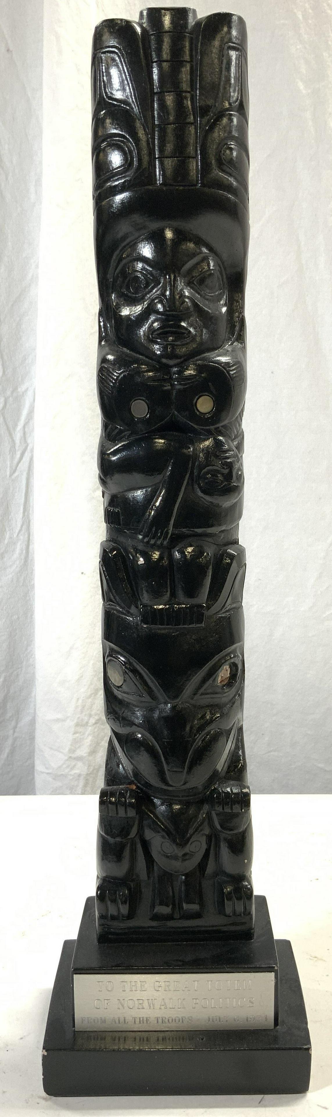 Monogrammed Ceramic Totem Trophy Award (1 of 7)
