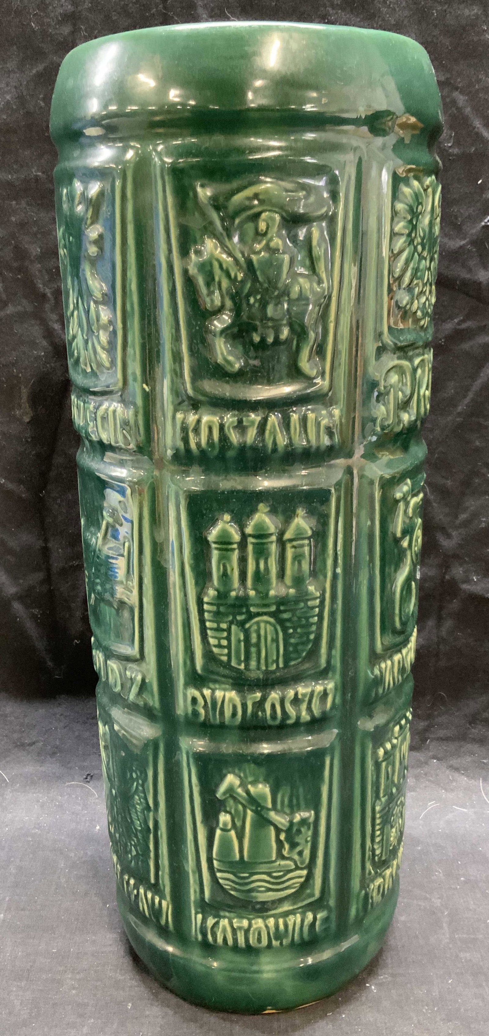 Signed Vintage Eastern European Umbrella Stand (1 of 6)