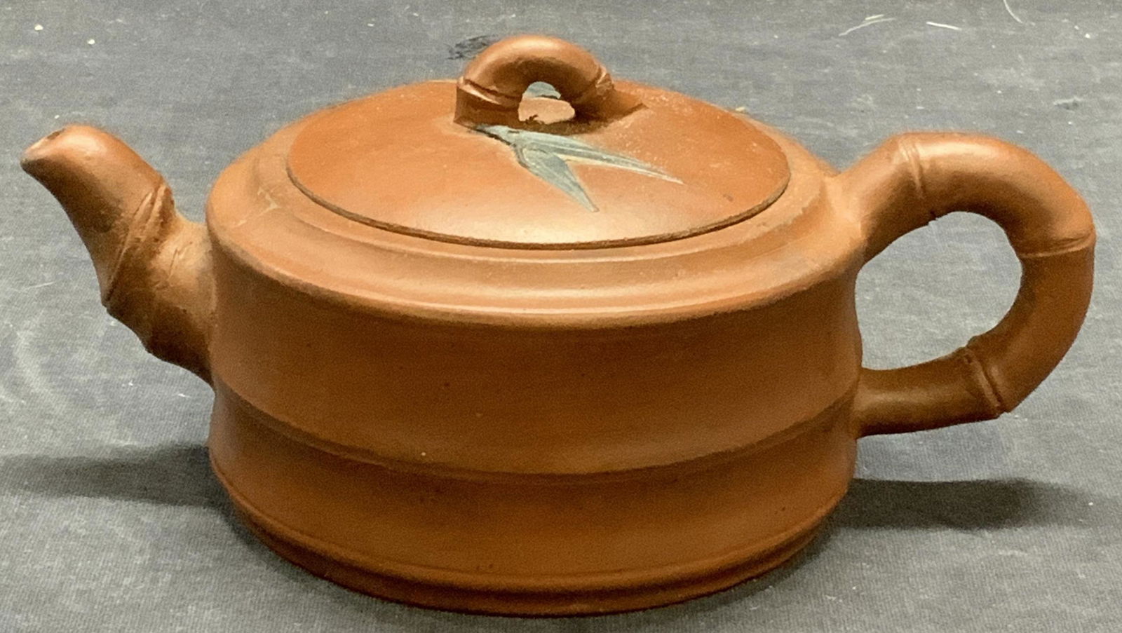 Signed Chinese Yixing Pottery Zisha Teapot (1 of 7)