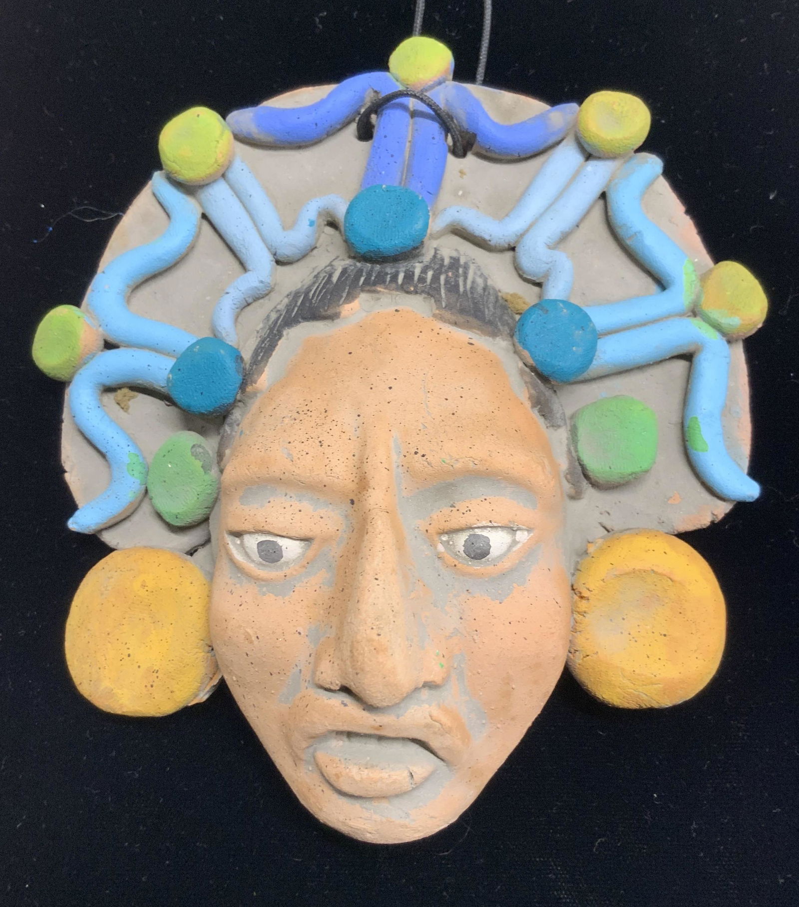 Hand Crafted Mexican Terra Cotta Wall Hanging (1 of 6)