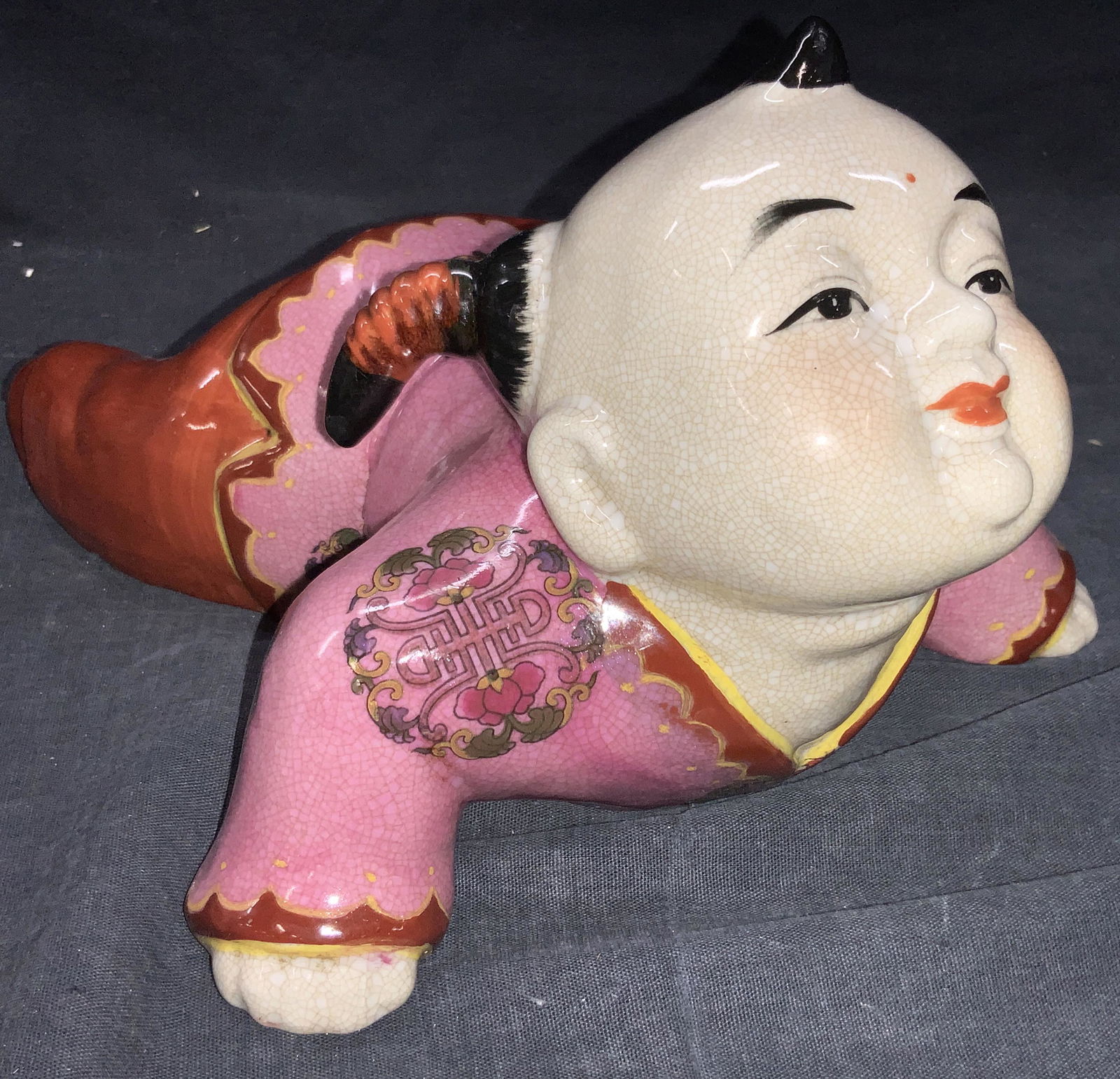 PingYang Asian Ceramic Baby Figure (1 of 6)