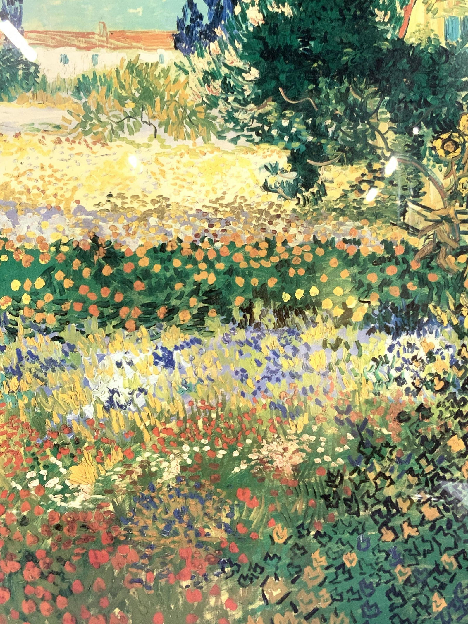 Flowering Garden Litho By Van Gogh (1 of 8)