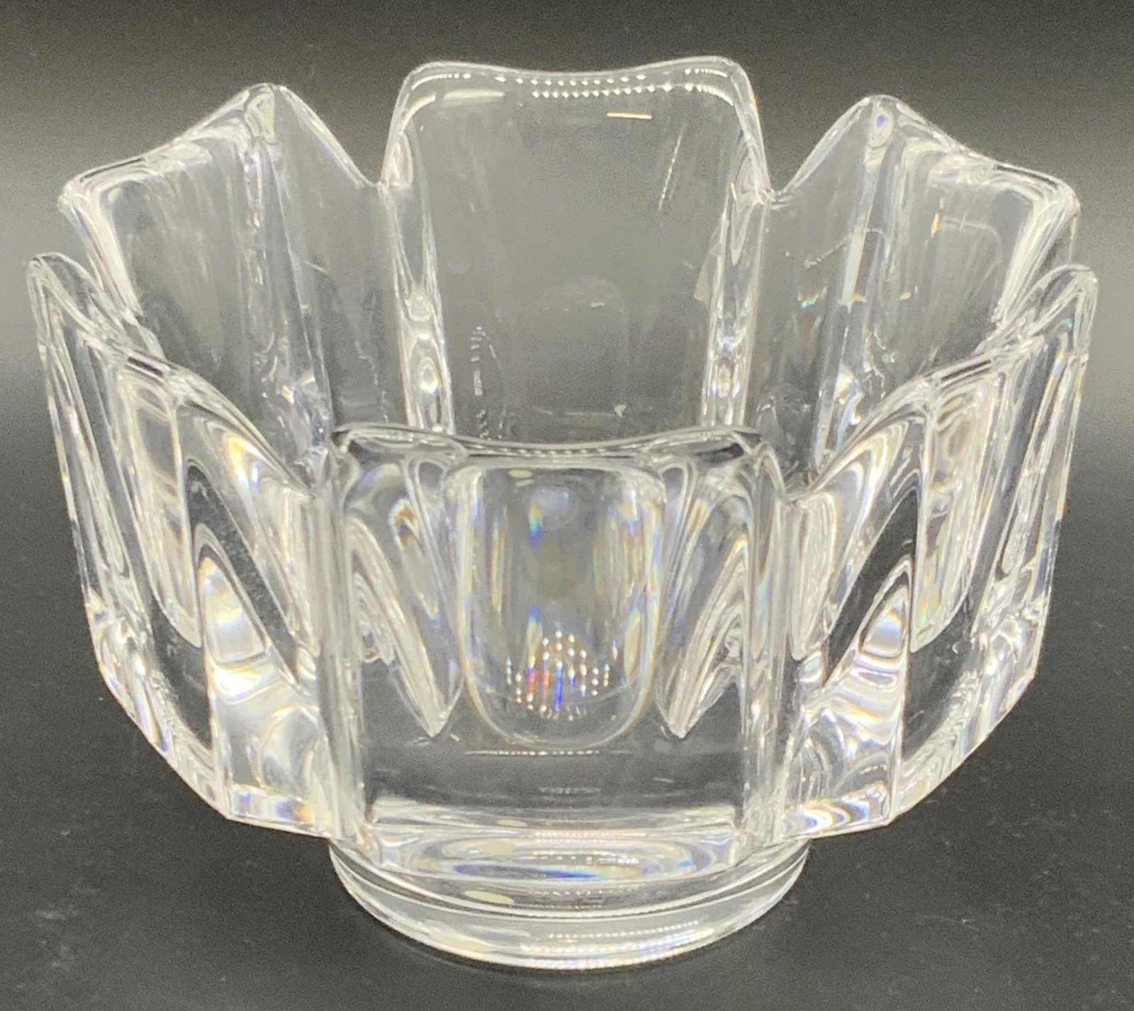 ORREFORS Signed Crystal Bowl (1 of 6)