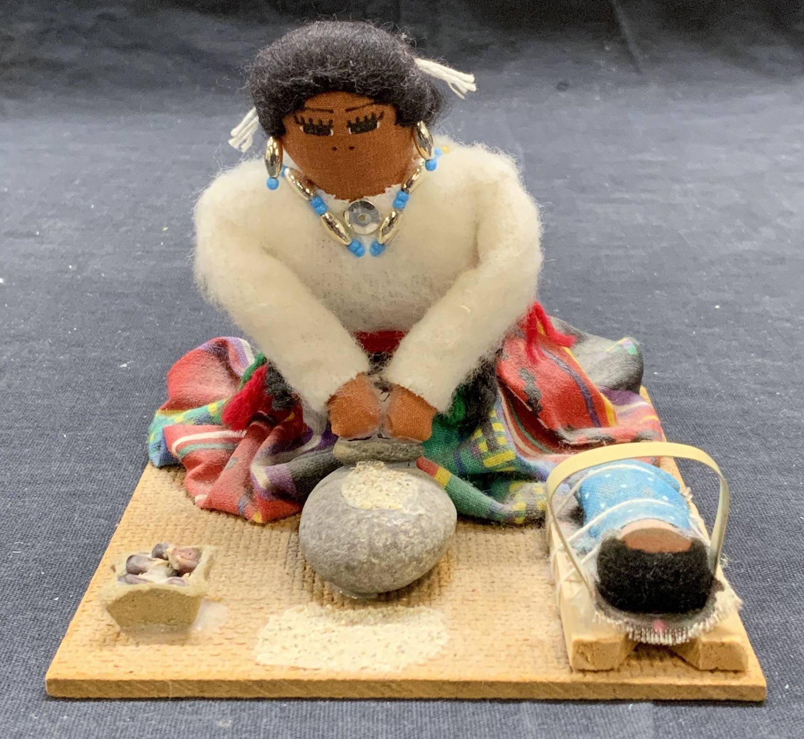 EVANGELINE GARCIA Corngrinder Navajo Figural (1 of 6)