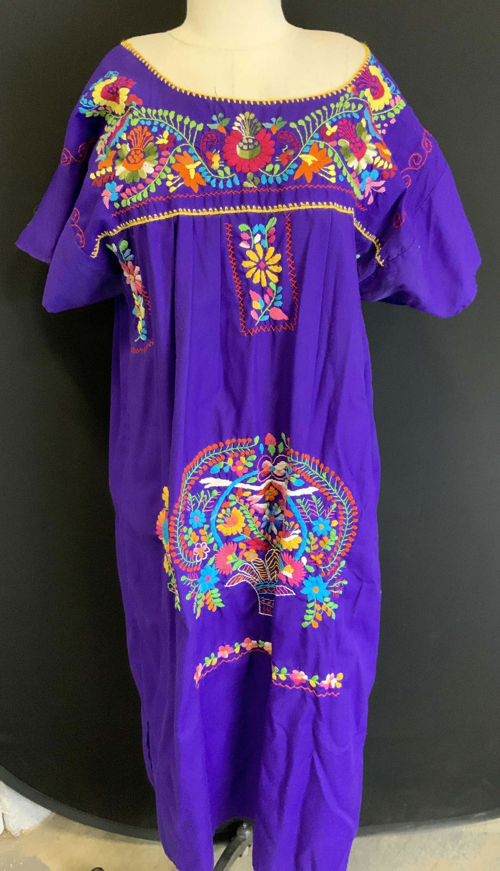 Group 3 Guatemalan Cotton Embroidered Dresses (1 of 8)