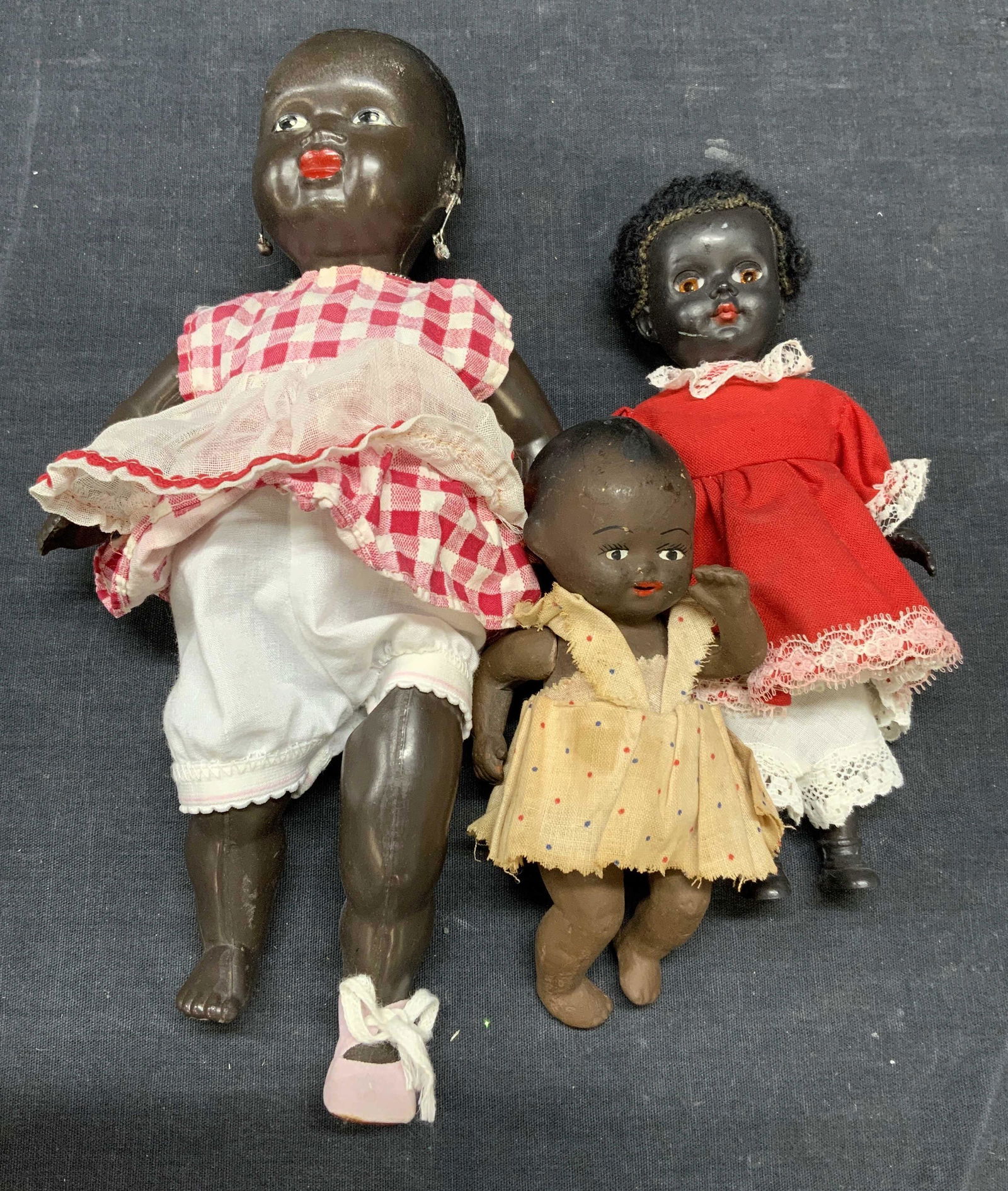 Lot 3 Vintage Bisque & Articulated Baby Dolls (1 of 7)