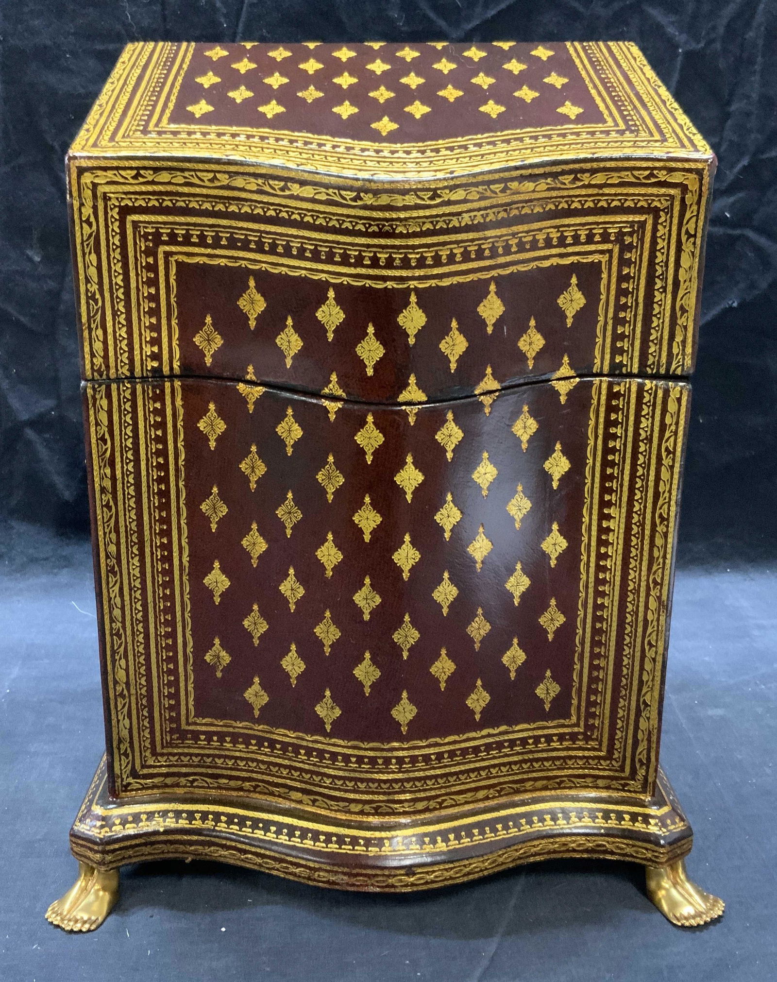 MAITLAND SMITH Gilt Wood Knife Box (1 of 8)