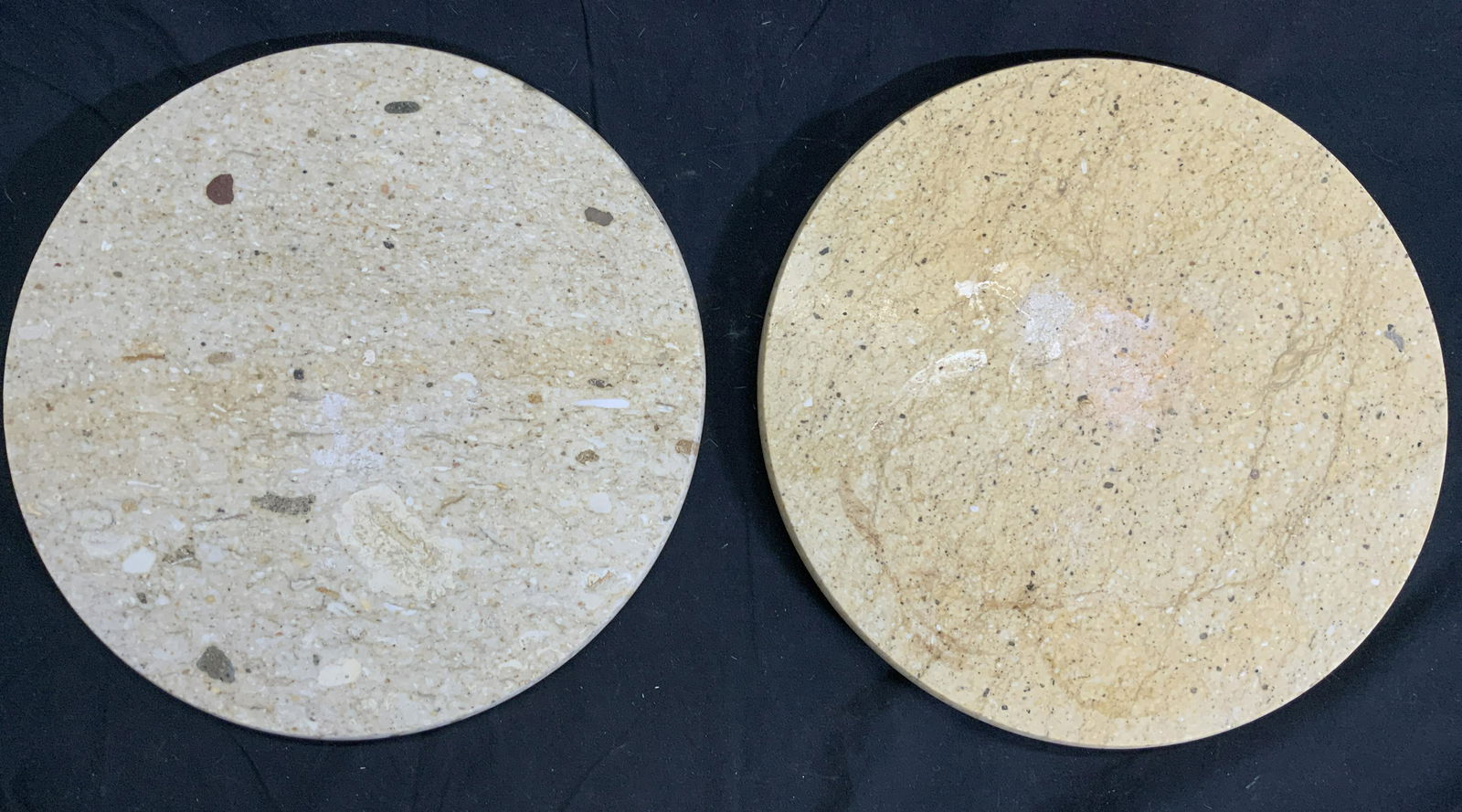 POTTERY BARN Lot 2 Circular Stone Cheeseboards (1 of 8)