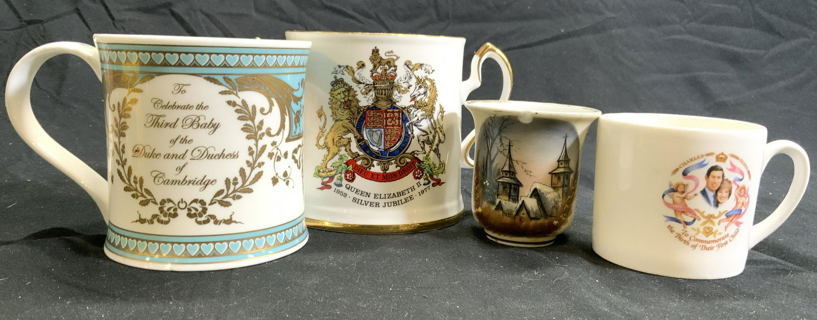 Lot 4 Assorted English Porcelain Teacups (1 of 9)