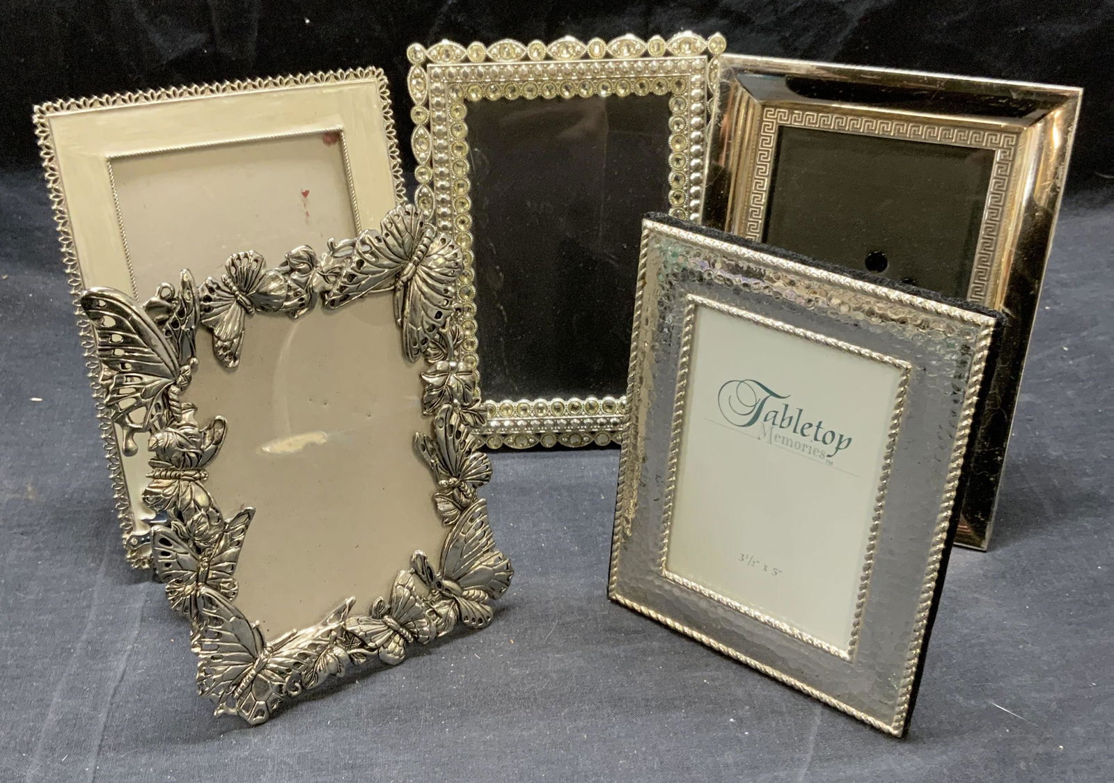 Lot 5 Silver Tone Table Picture Frames (1 of 8)