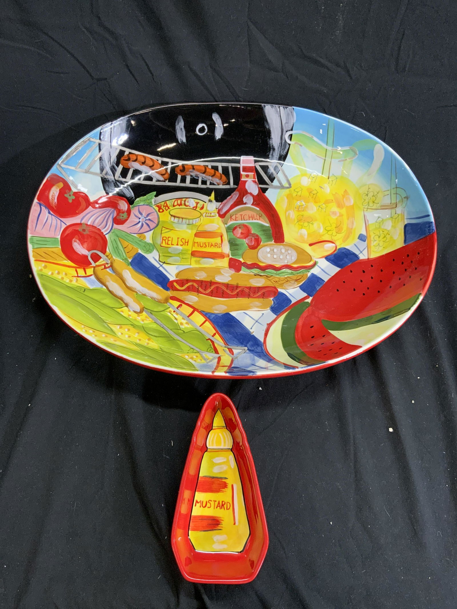 MATT MAGUIRE GIGHAM BBQ Chip & Dip Set (1 of 6)