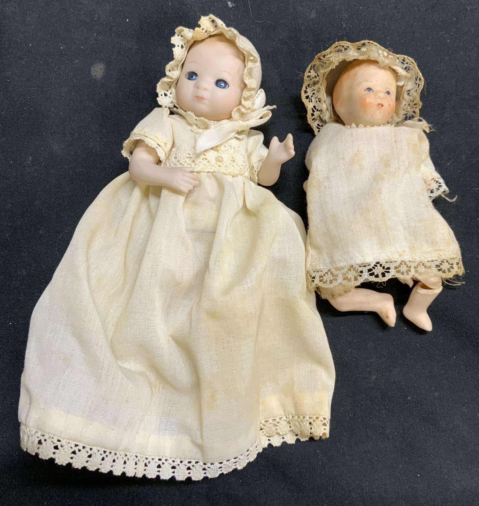 Lot 2 Vintage Bisque Baby Dolls (1 of 8)