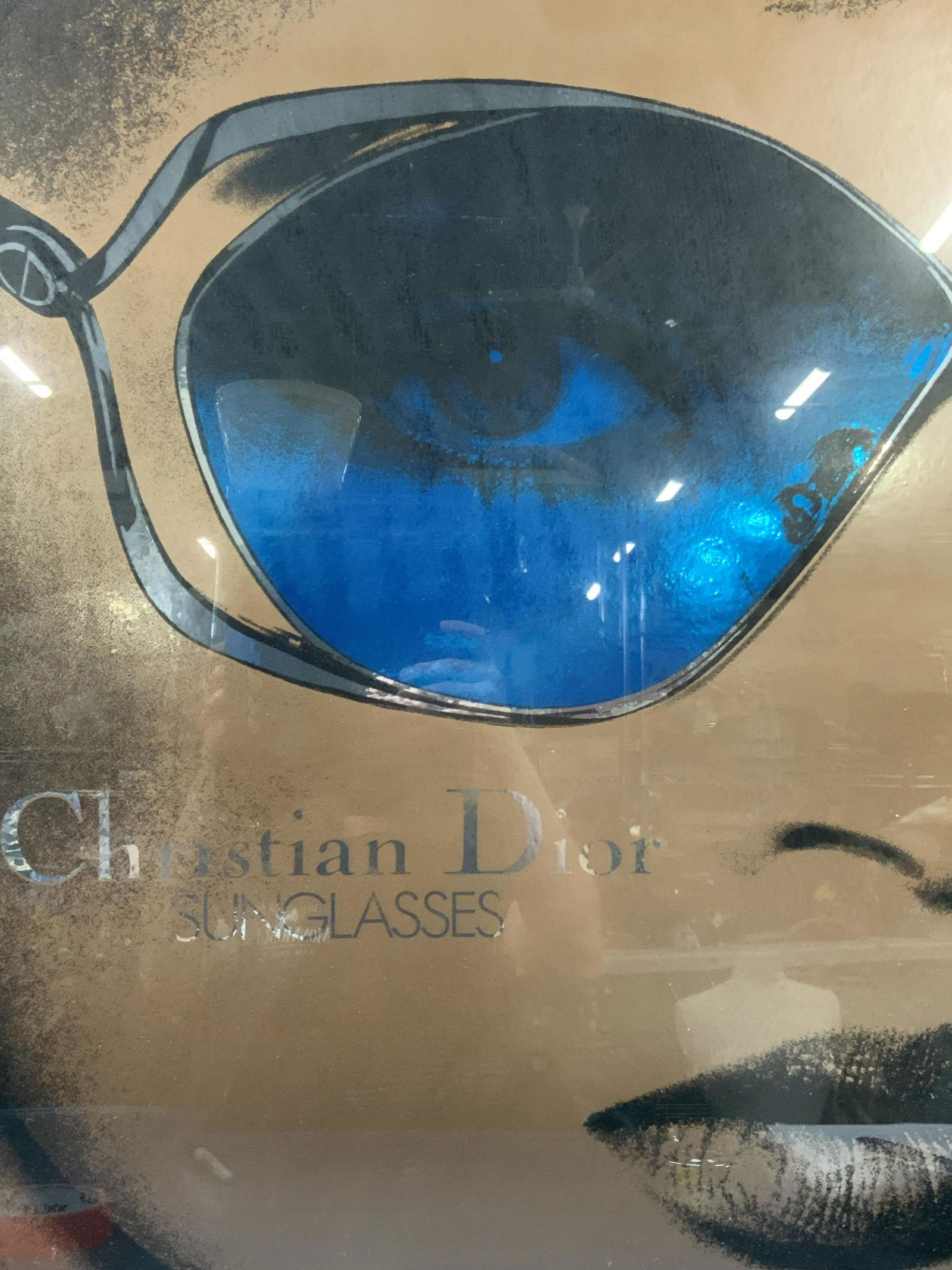 Christian Dior Sunglasses Advertising Lithograph (1 of 9)