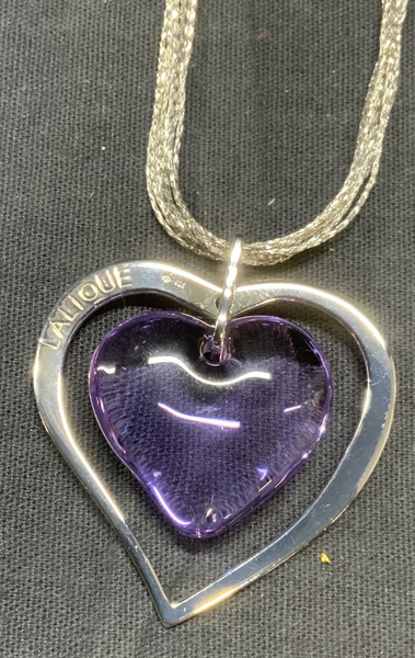 Lalique necklace heart Clearance