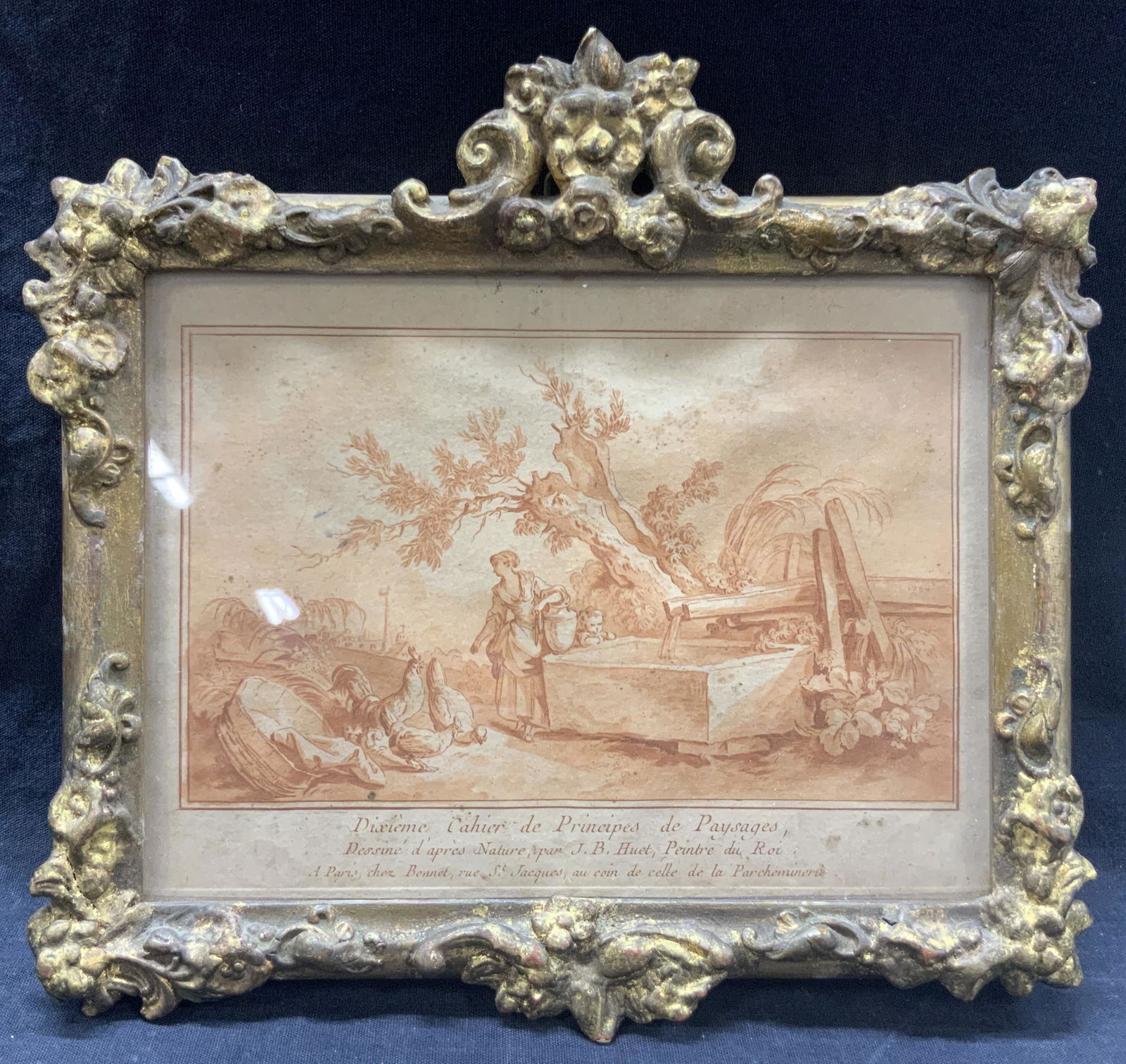 Principles Of Paysages Framed Landscape Etching (1 of 10)