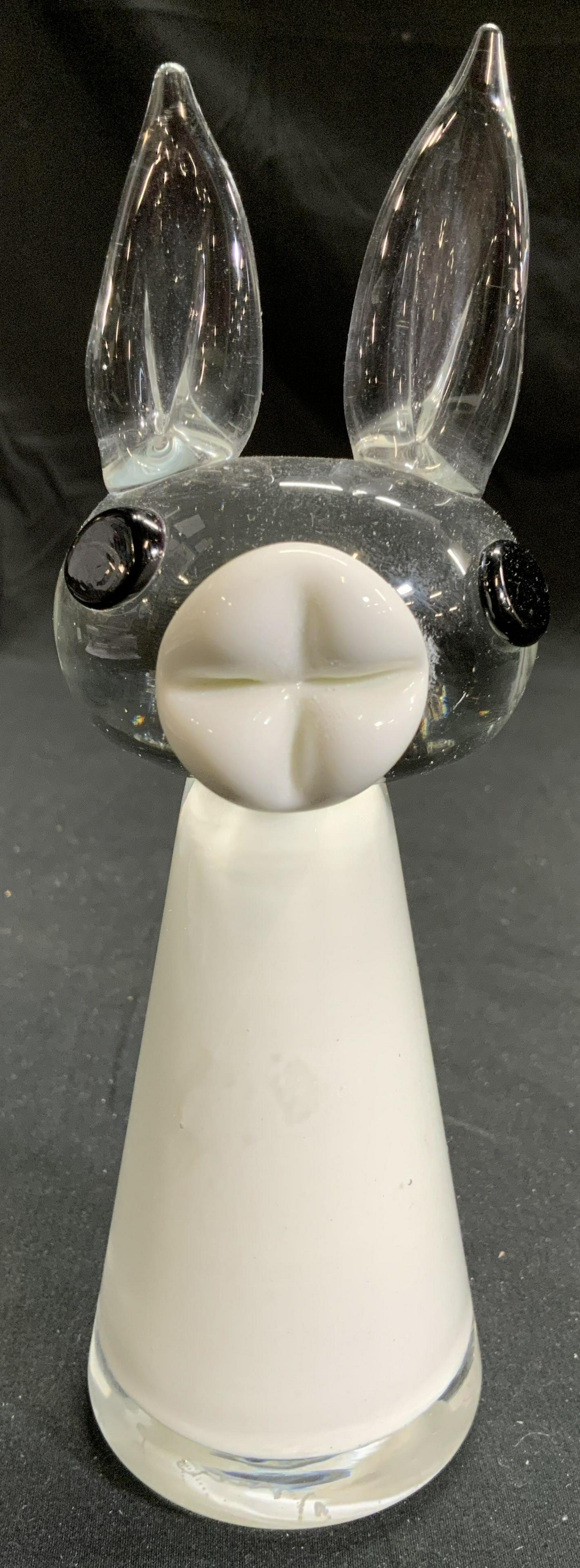 ARMANDO JACOBINO KUMELA Art Glass Rabbit (1 of 8)