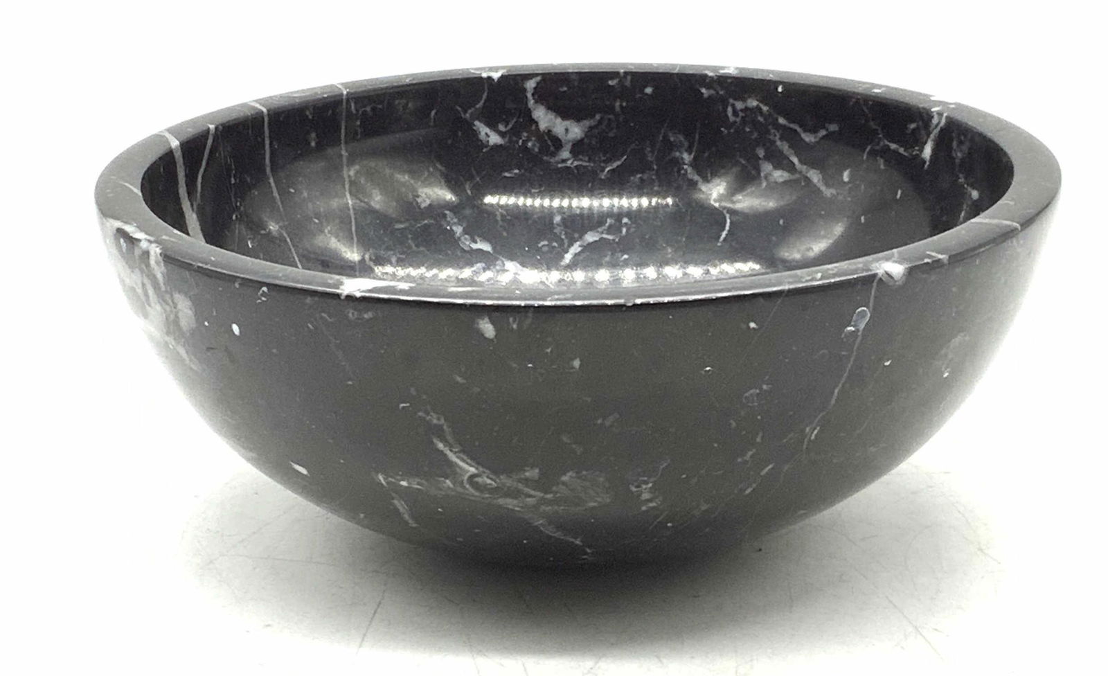 Black Marble Stone Bowl (1 of 7)