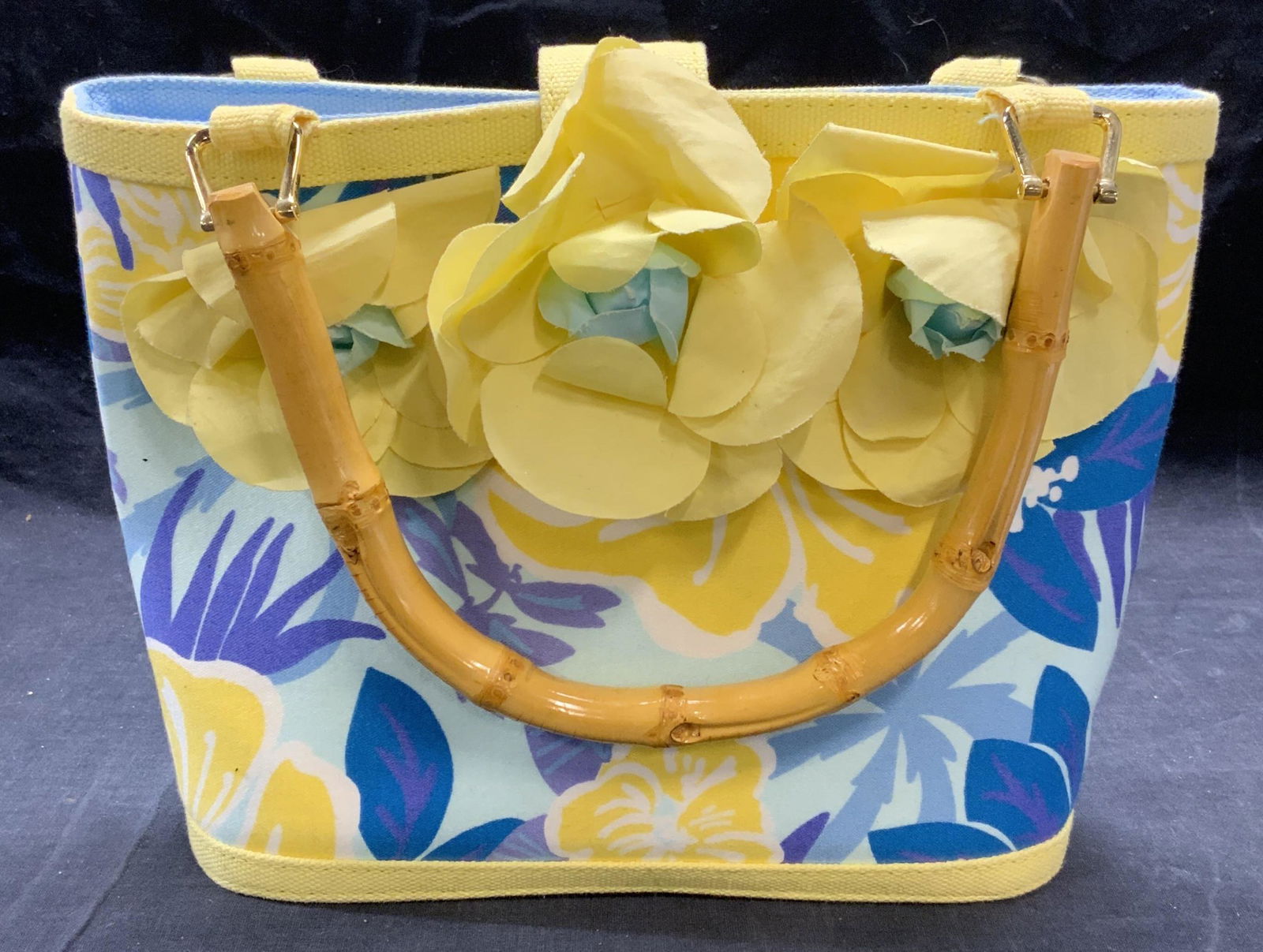 Vintage LILLY PULITZER Floral Handbag (1 of 7)