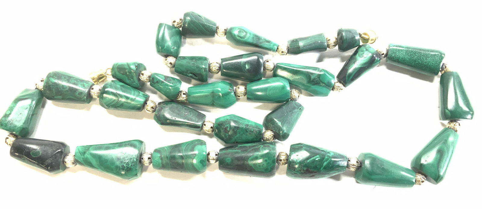 Malachite Chrysocolla Bead Necklace