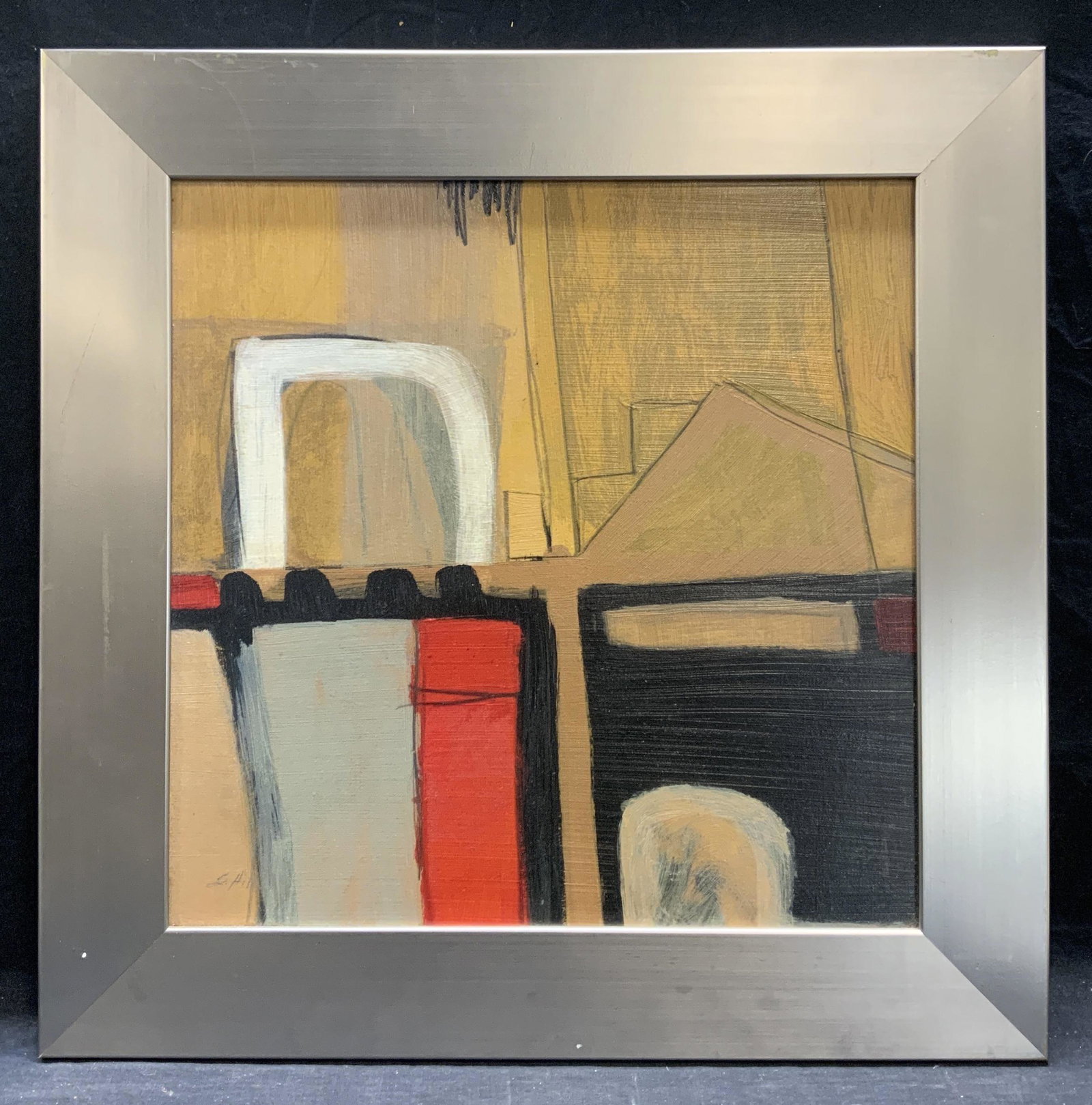 Signed SCOTT HILE Abstract Oil Painting (1 of 7)