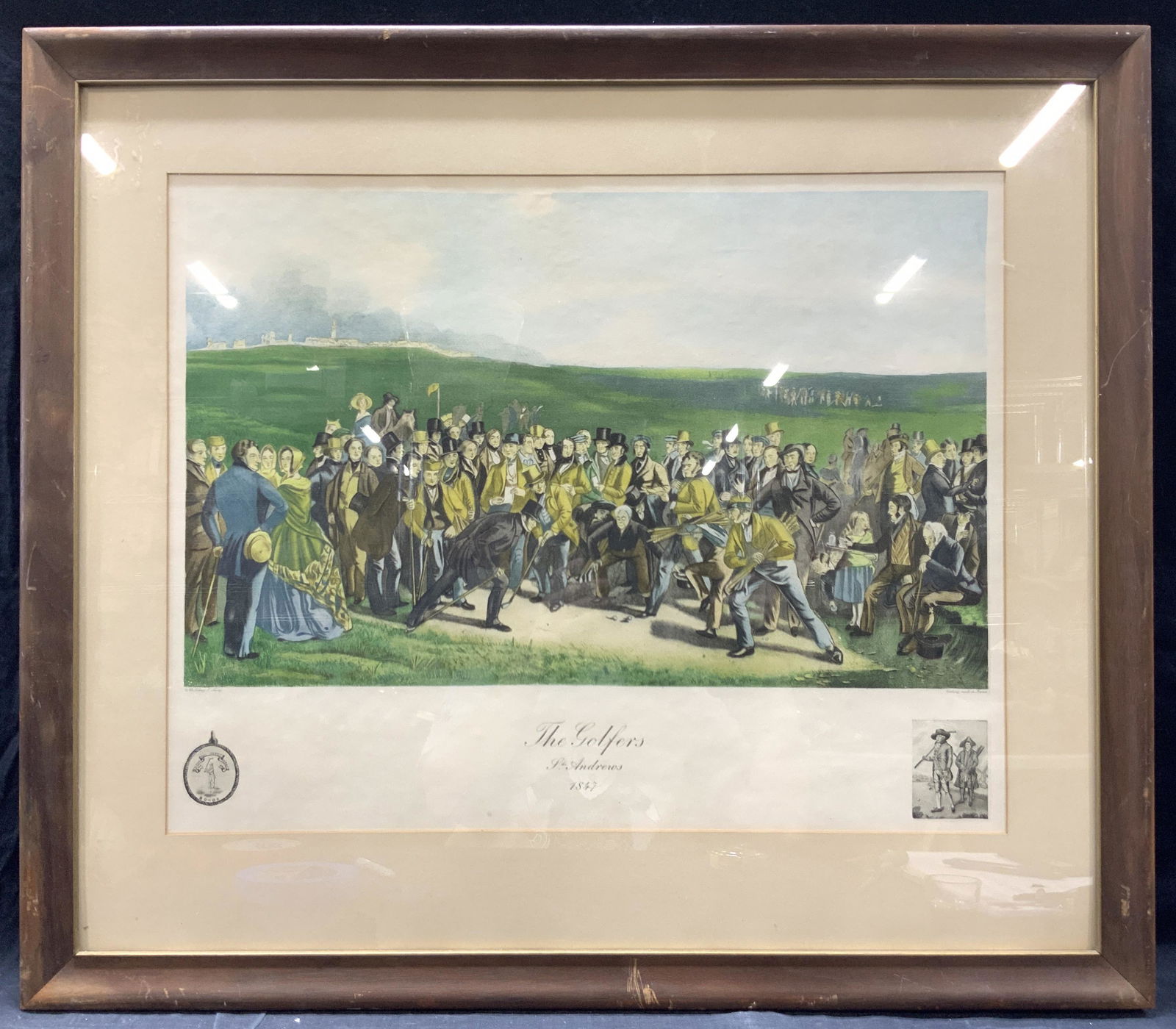 Sidney Z.Lucas The Golfers St.Andrews 1847 Etching (1 of 13)