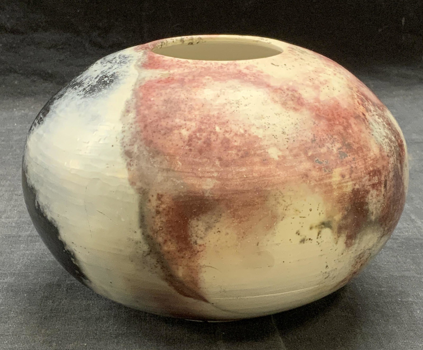 Signed Handcrafted Ceramic Rose Bowl Vase (1 of 7)