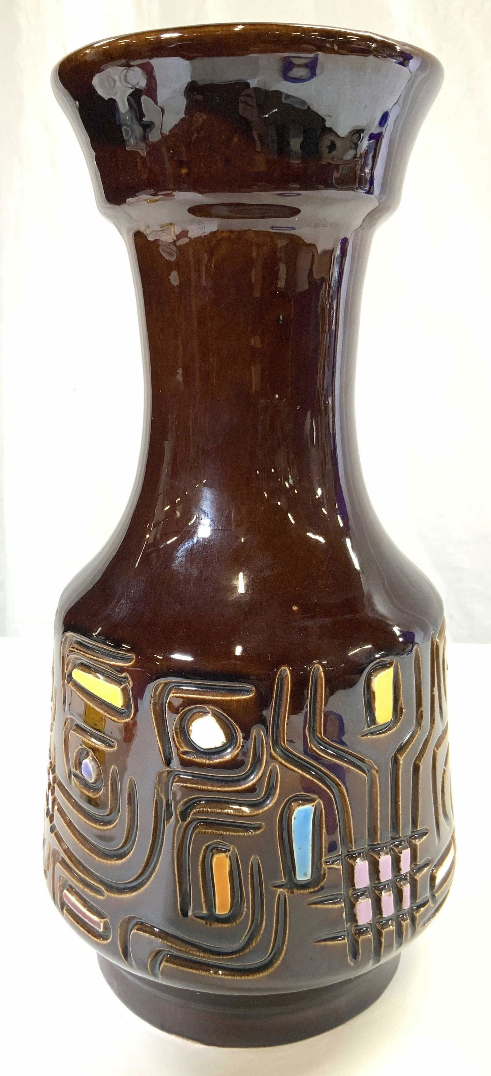 Vintage Ceramic Vase Vessel ISRAEL XL (1 of 7)