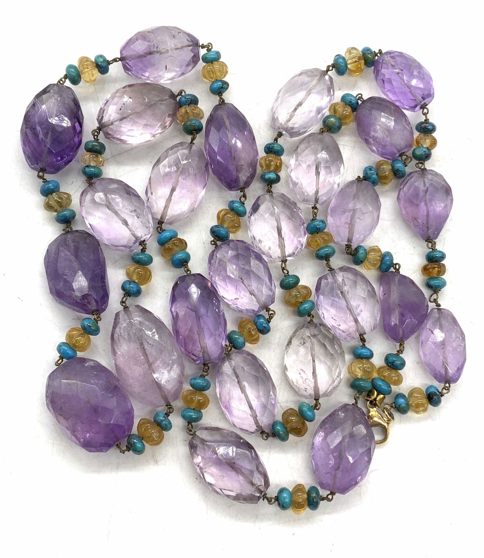 IRADJ MOINI Amethyst, Citrine & Turquoise Necklace (1 of 8)