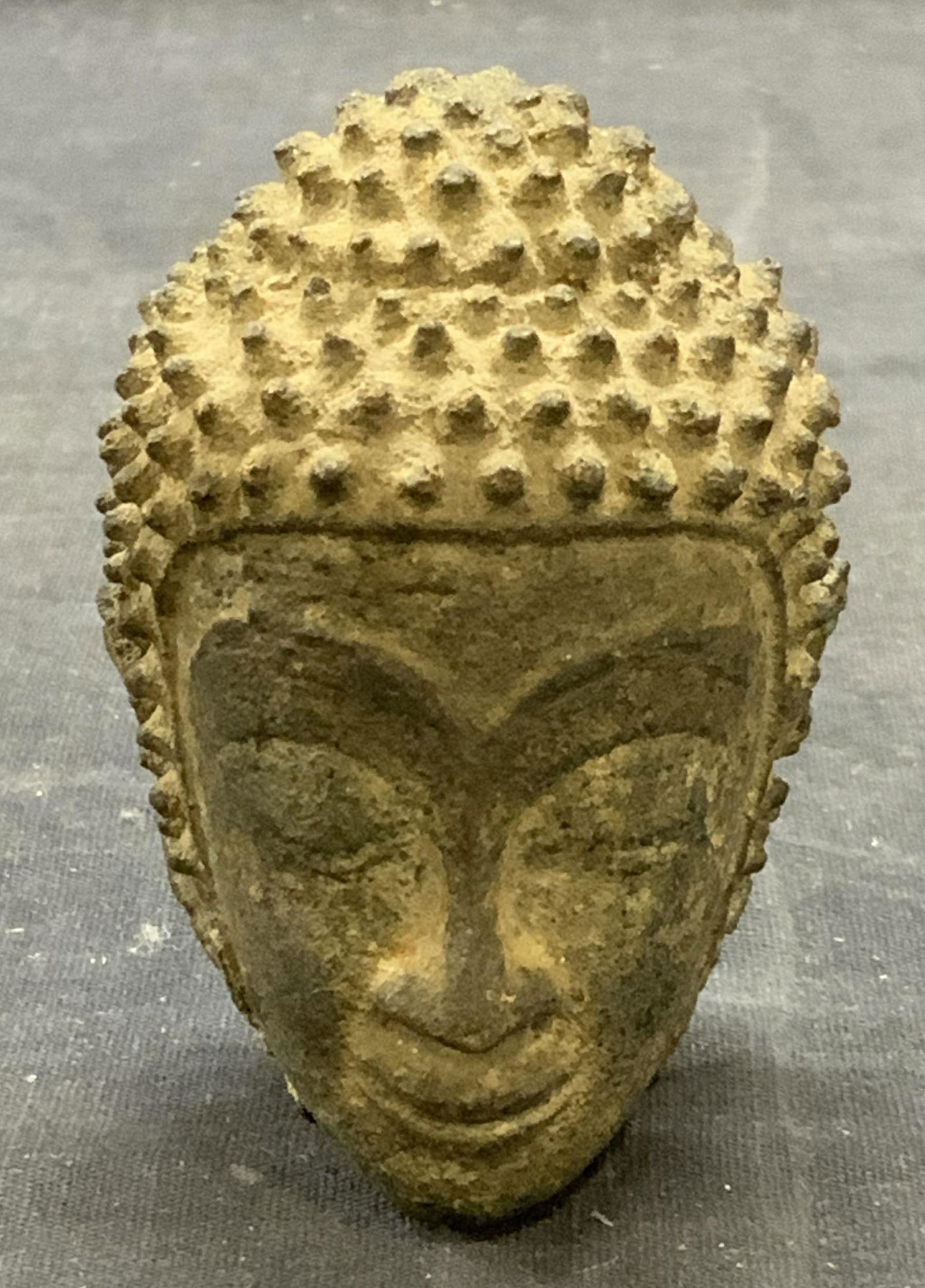 Antique Carved Stone Head of Buddha (1 of 7)