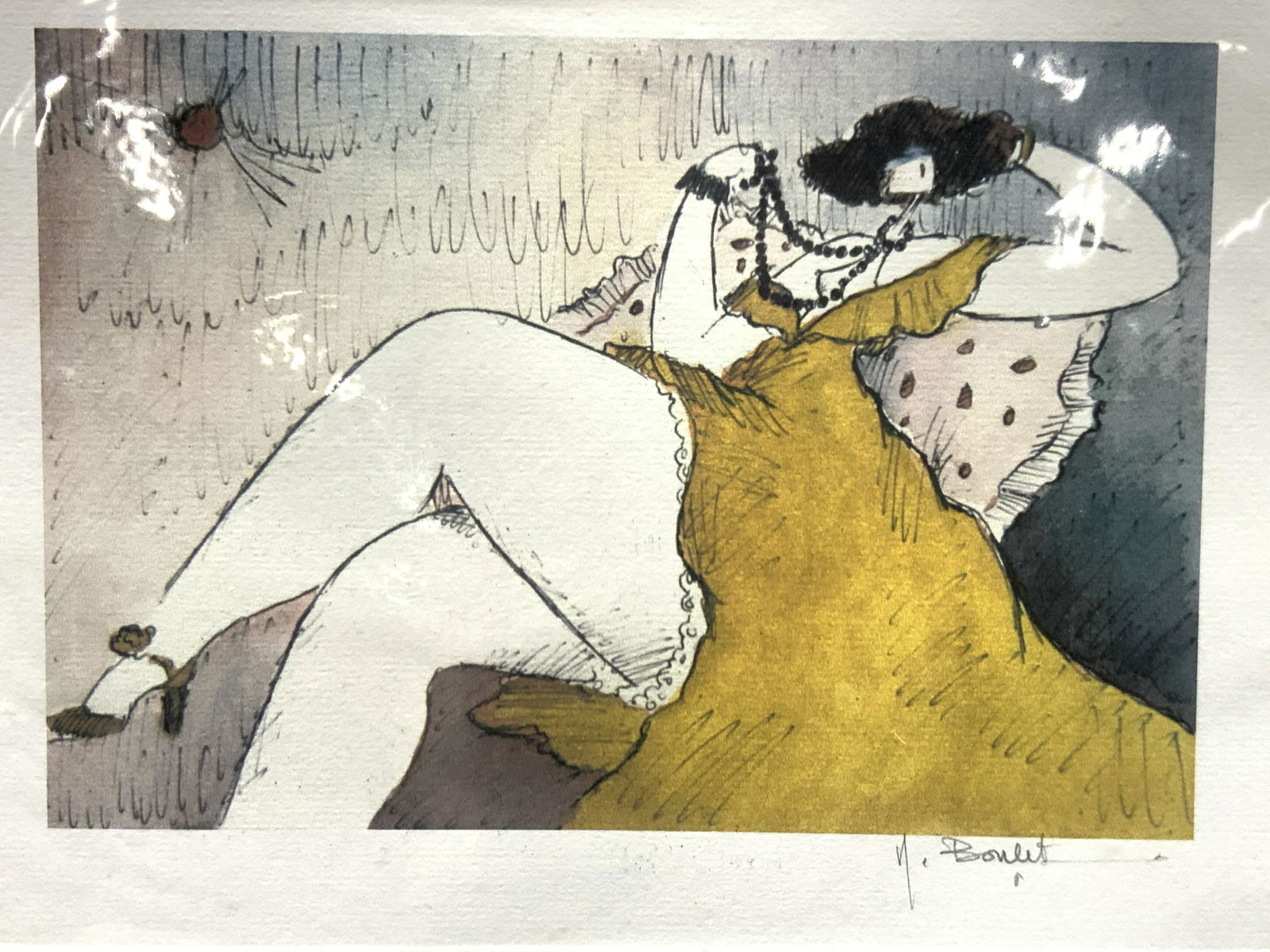 Michael Boulet Signed Giclee Figural Print (1 of 9)