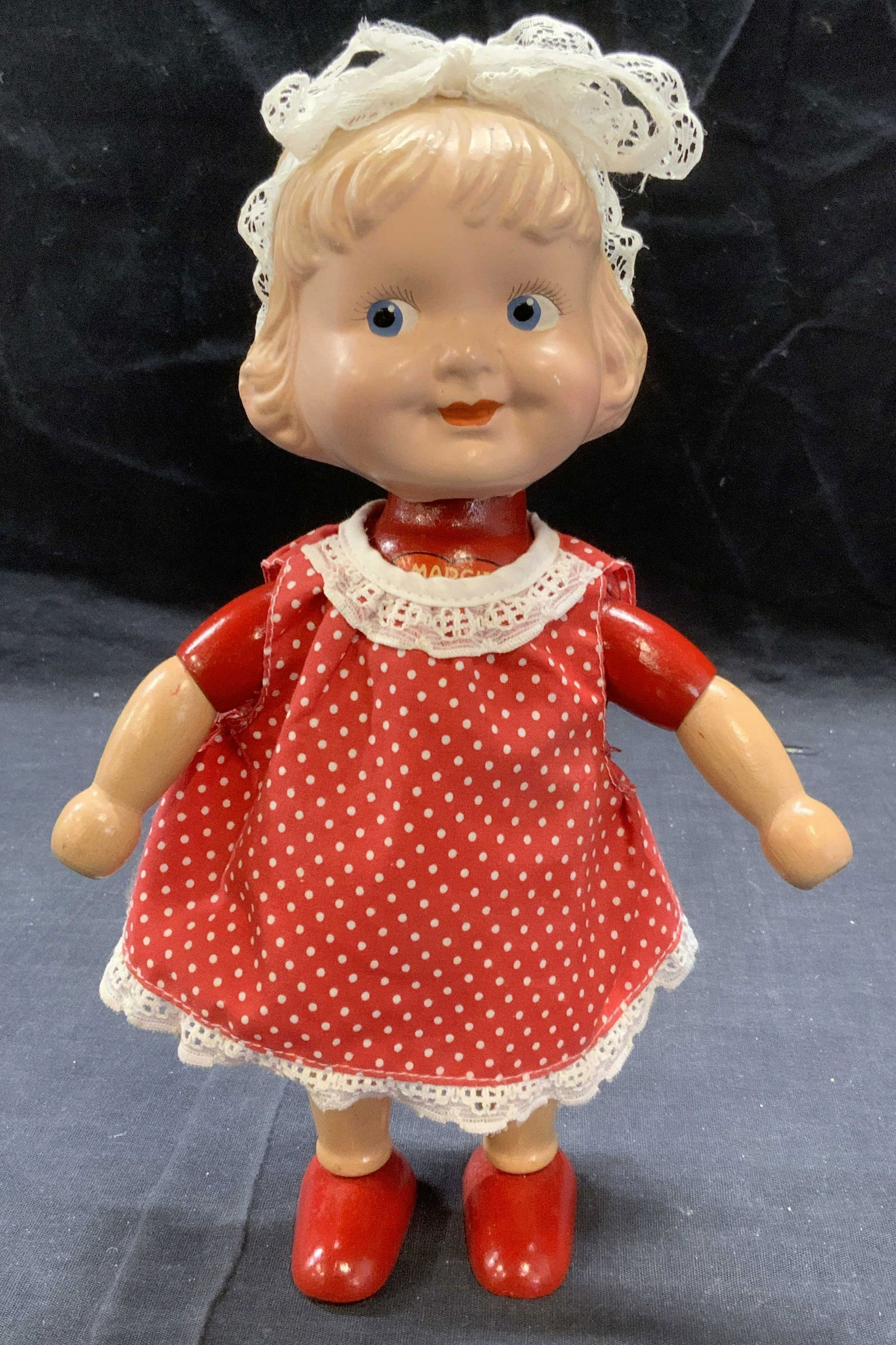 Vtg J KALLUS Margie Wood Composition Doll (1 of 6)