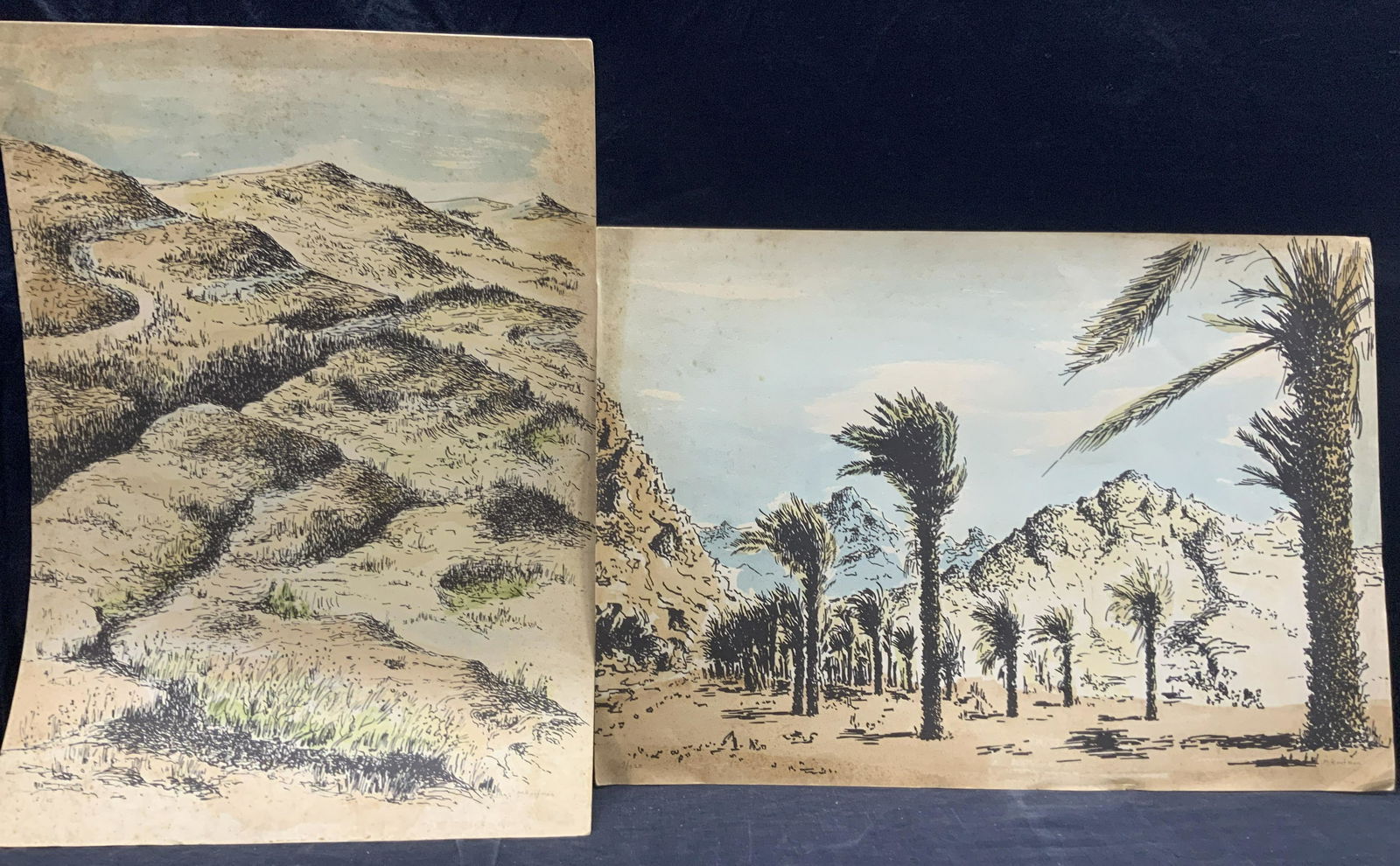 2 M.Kaufman Signed Landscape Silk Screen On Paper (1 of 11)