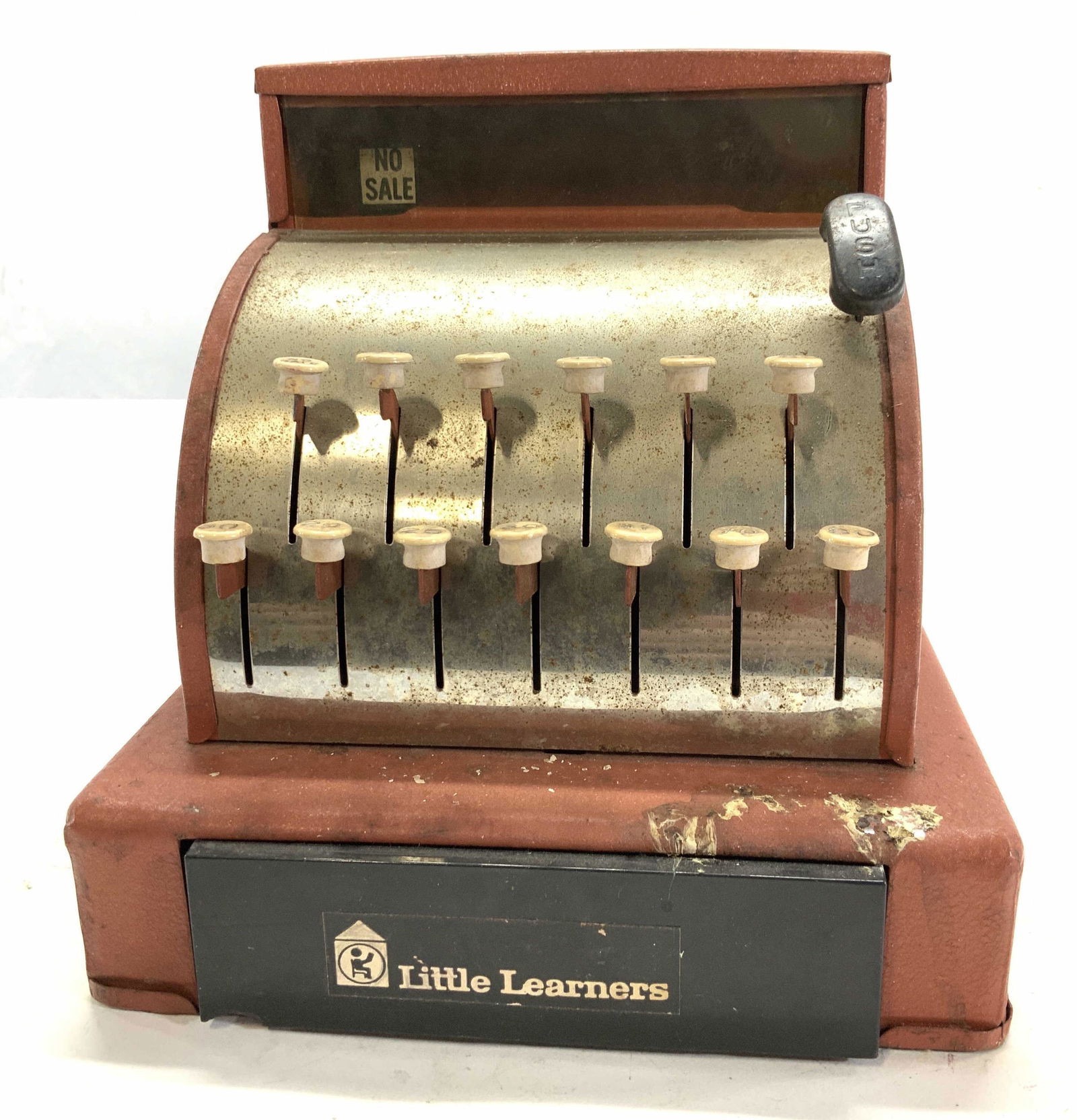 Little Learners Vtg Metal Cash Register, c. 1960 (1 of 6)