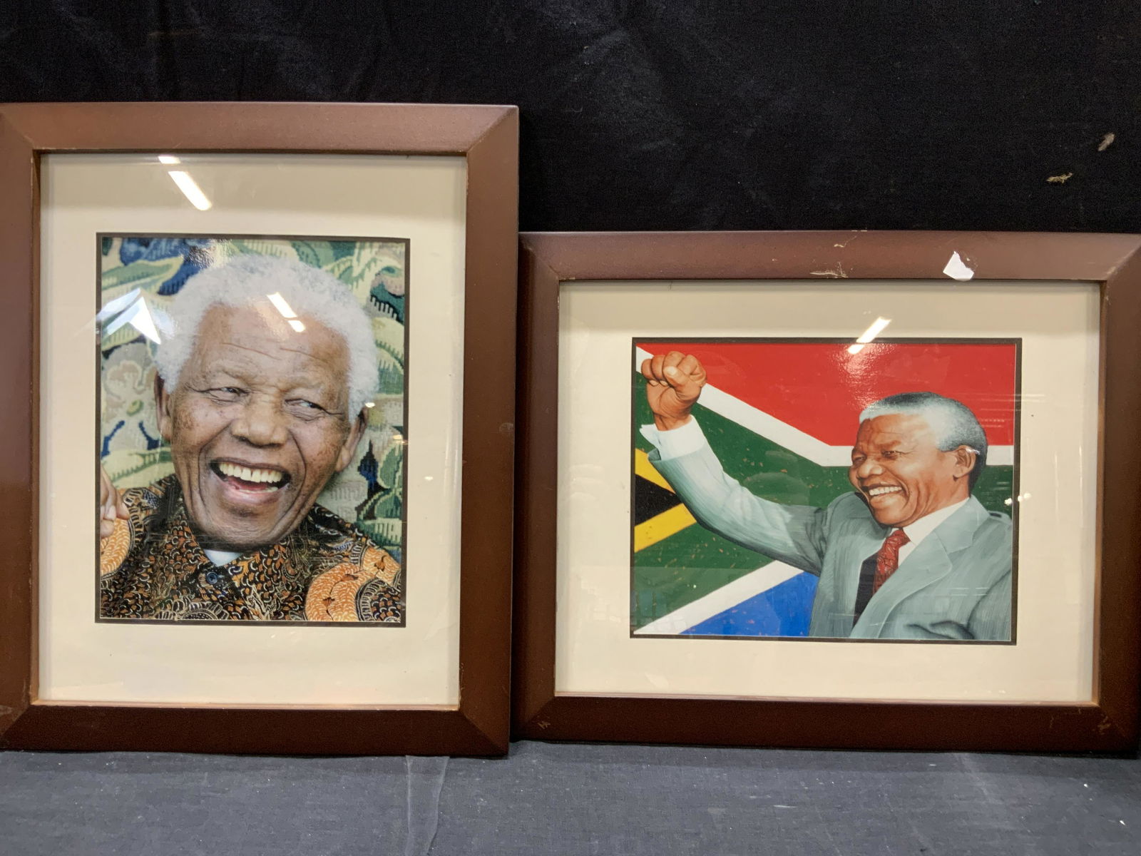 2 Framed Serigraphs Of Nelson Mandela (1 of 8)