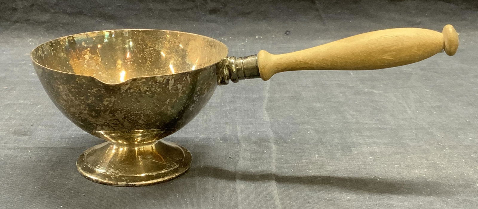 Vintage BERNARD RICE Silver Plated Pot w handle (1 of 7)