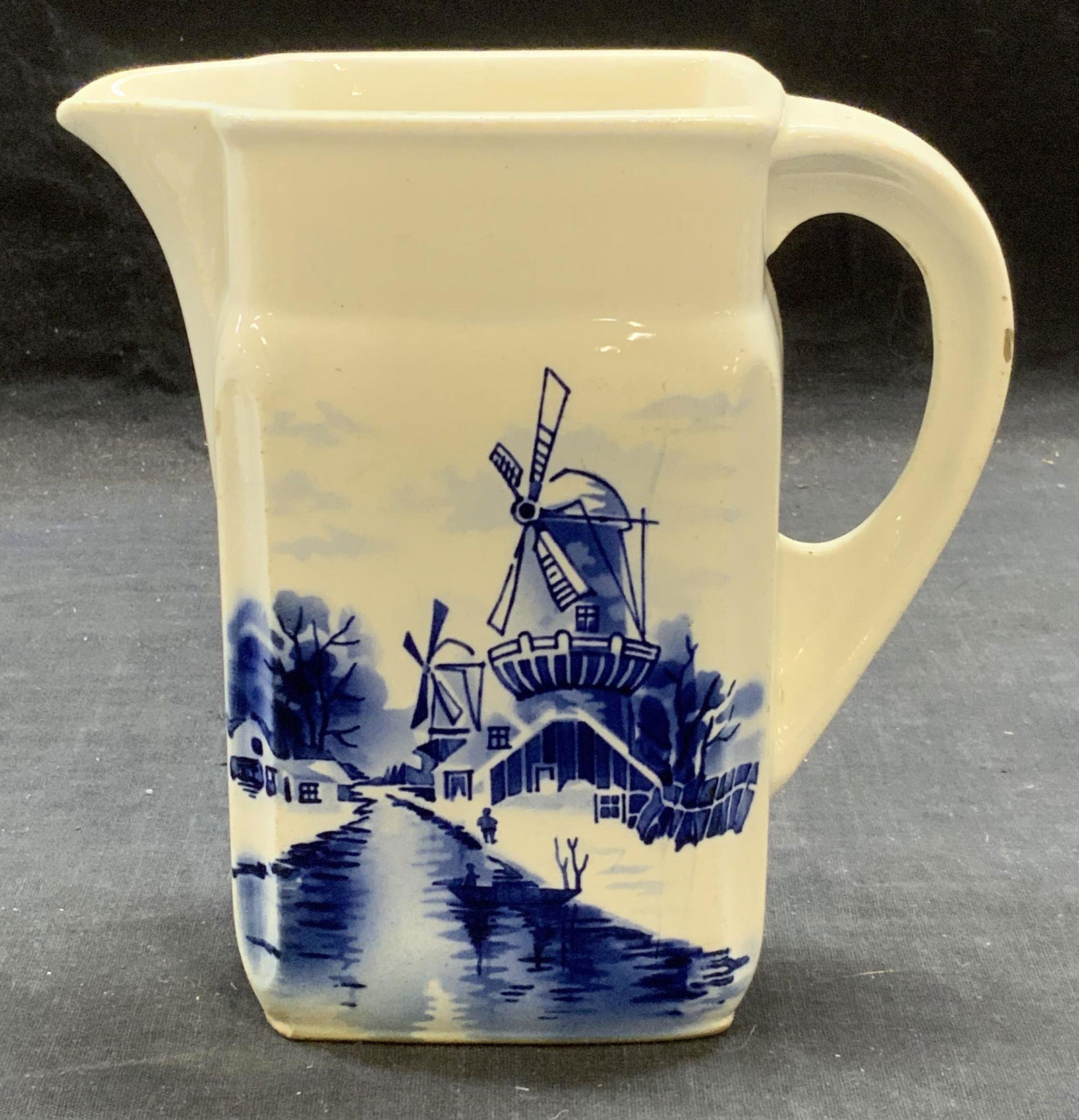 Vintage Ceramic Windmill Pitcher, Germany (1 of 6)