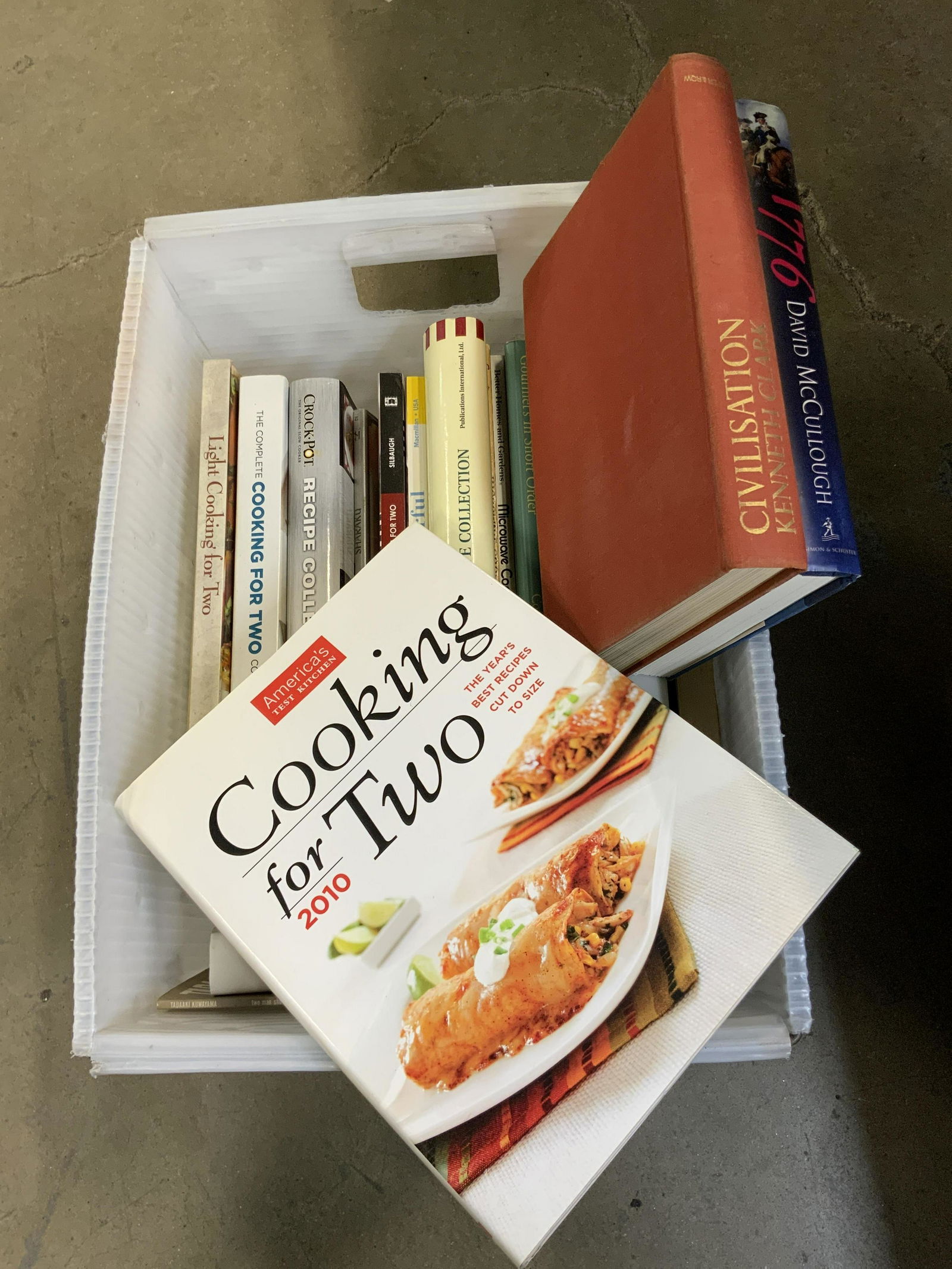Group Lot Cook Books, History Books & More (1 of 7)