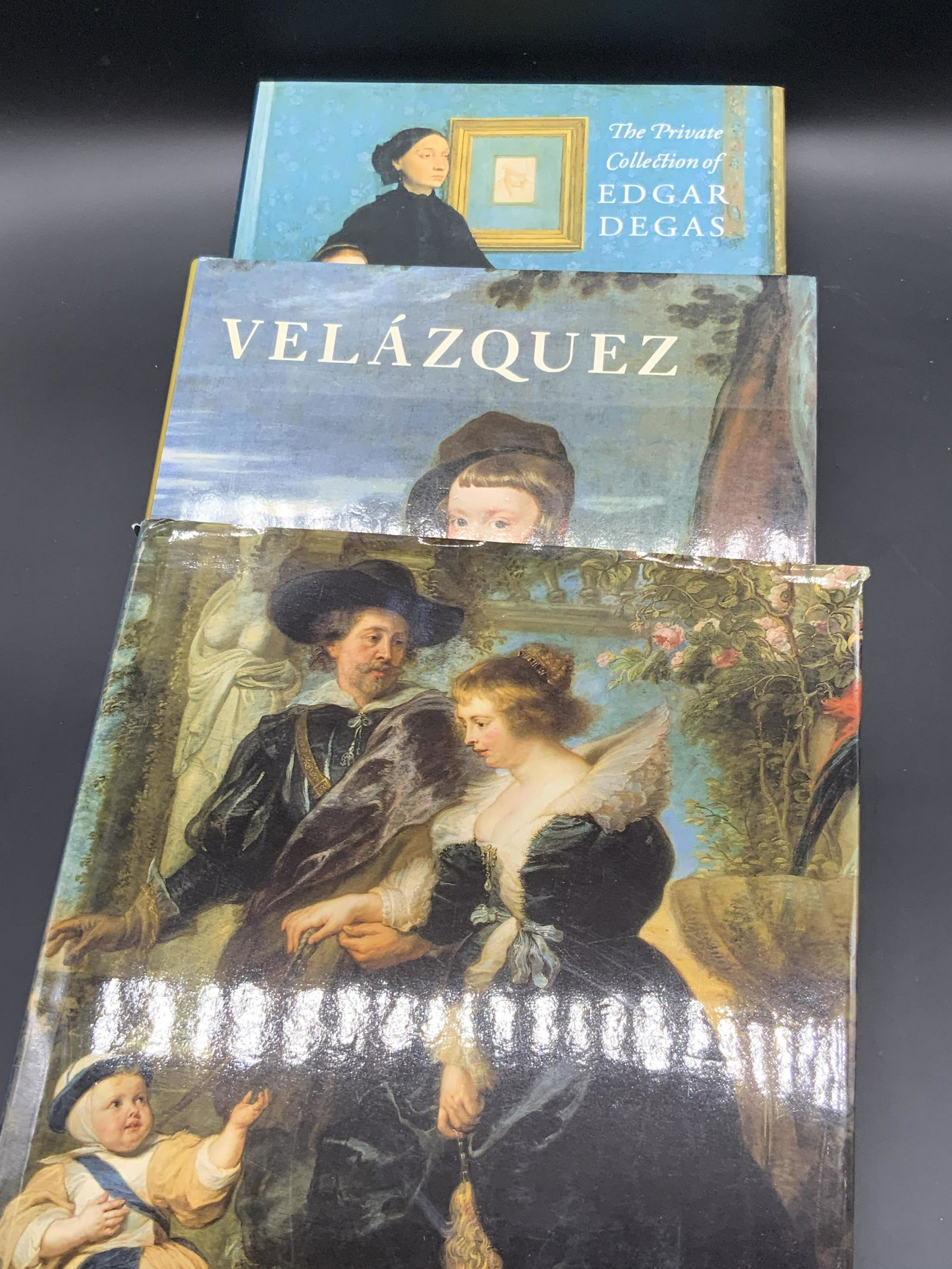 Lot 3 Hardcover Art Books, VELAZQUEZ & More: Three hardcover art books. MASTERPIECES OF THE METROPOLITAN MUSEUM OF ART (Introduction by Philippe de Montebello, Edited by Barbara Burn, 1993), VELAZQUEZ (Antonio Dominguez Ortiz, Alfonso E. Perez S