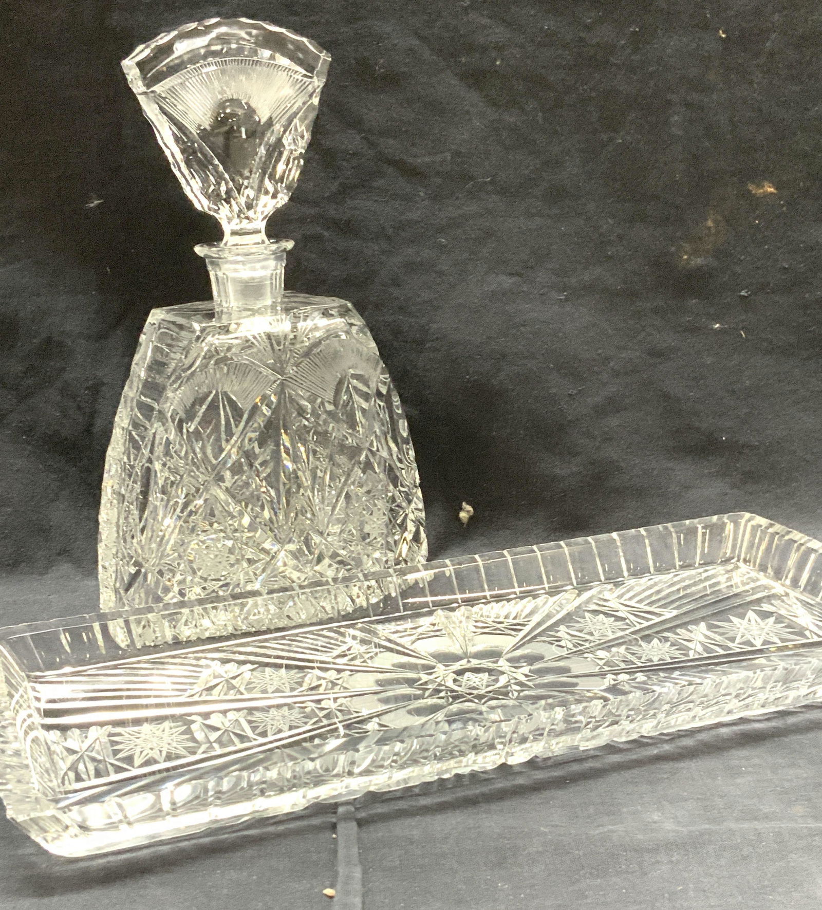 Heavy Cut Lead Crystal Bar Set, 24 pcs (1 of 11)