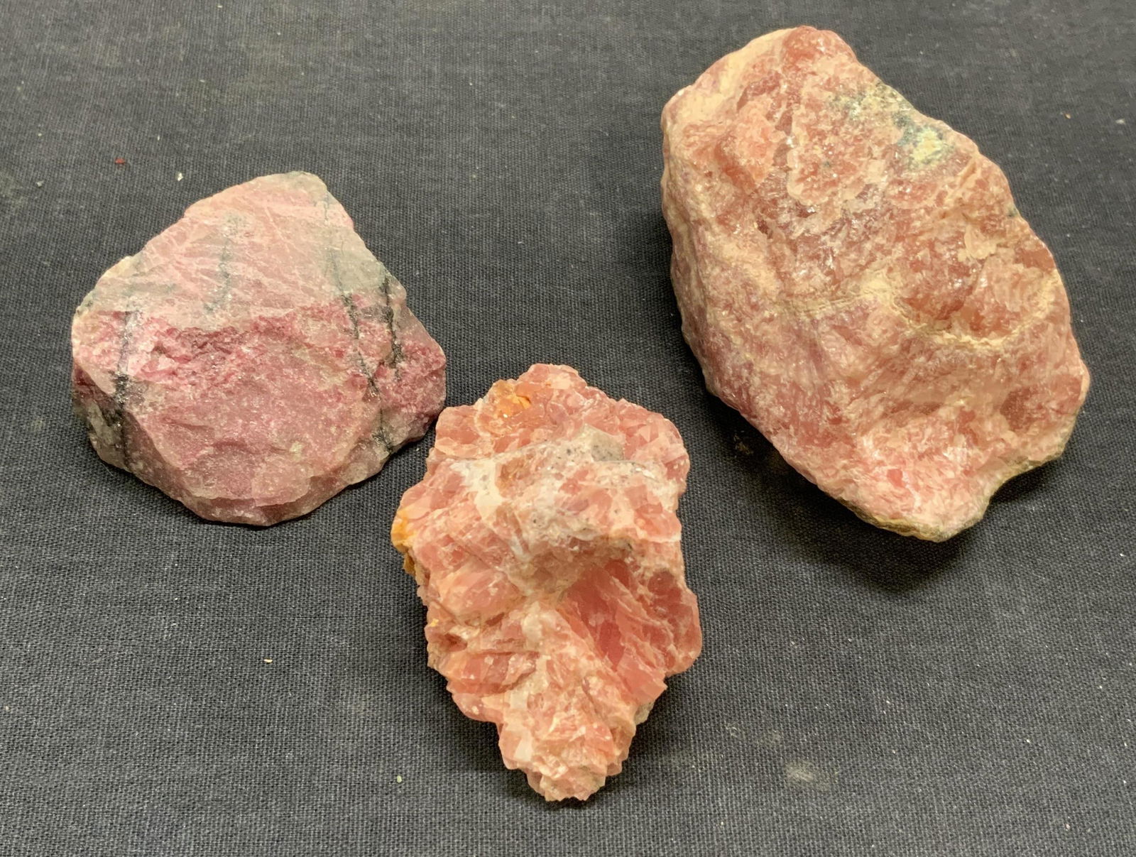 Lot 3 Pink Crystal Natural Stone Specimens (1 of 8)