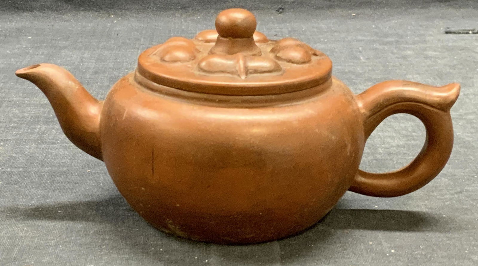 Signed Chinese Yixing Pottery Zisha Teapot (1 of 6)